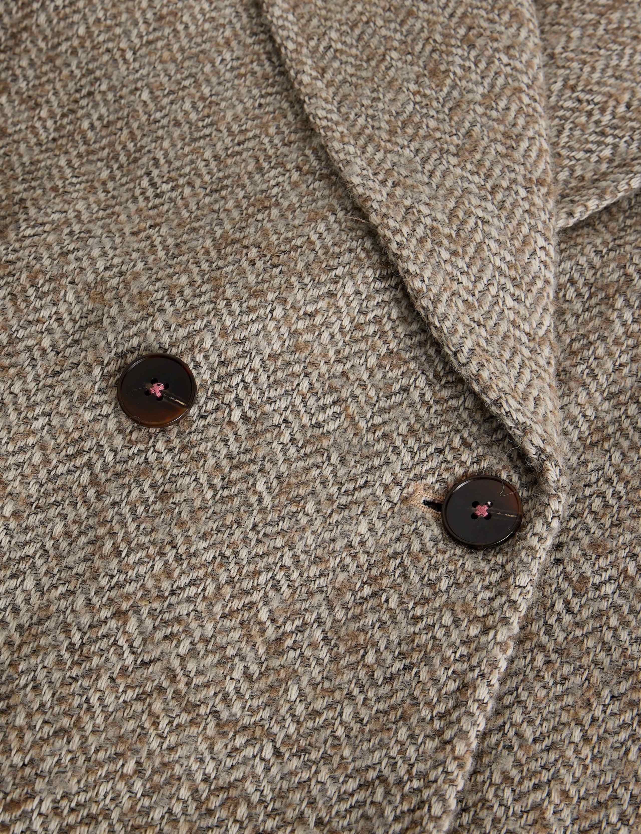 Wool-Blend Collared Crombie Overcoat 7 of 7