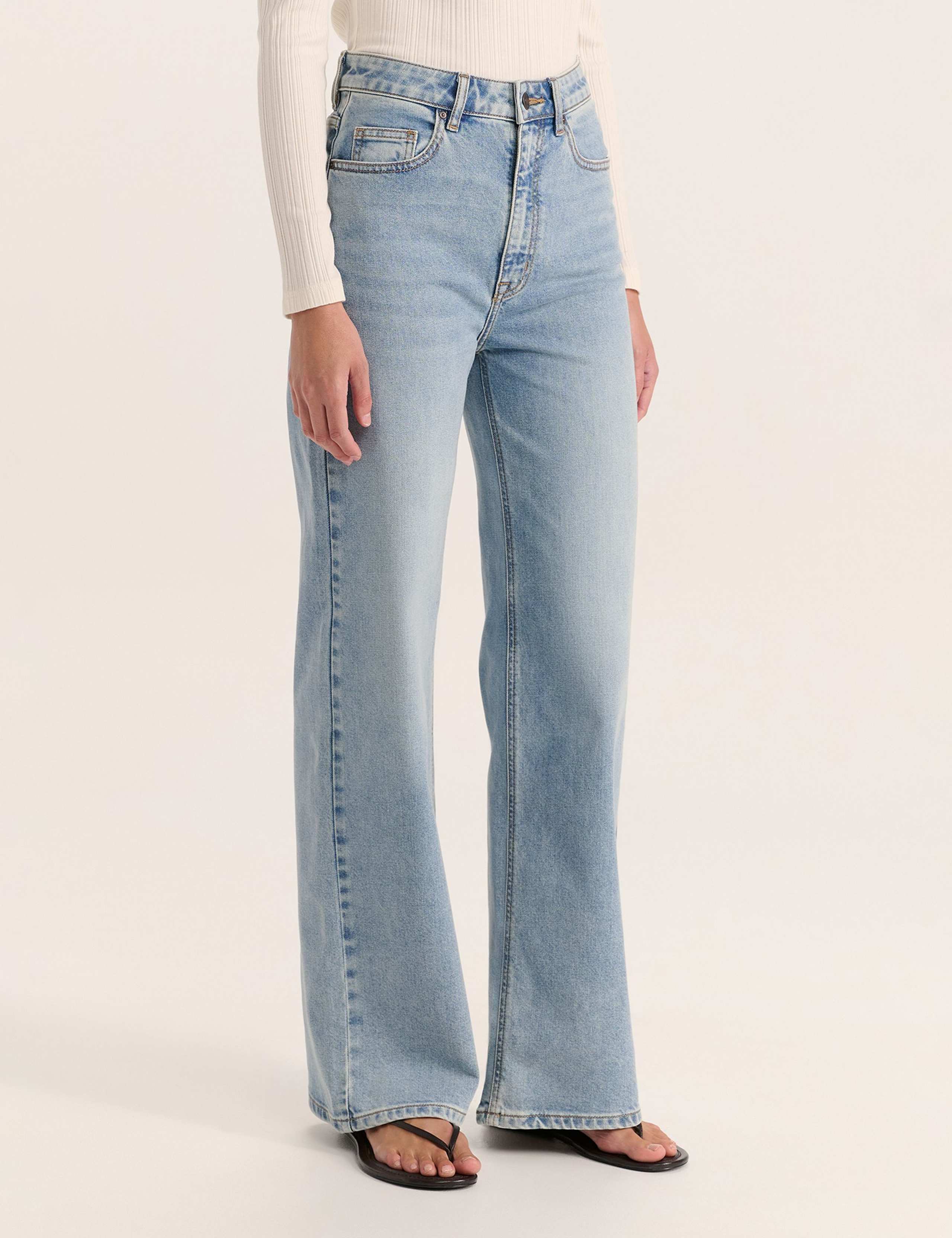 High Waisted Wide Leg Jeans 5 of 5