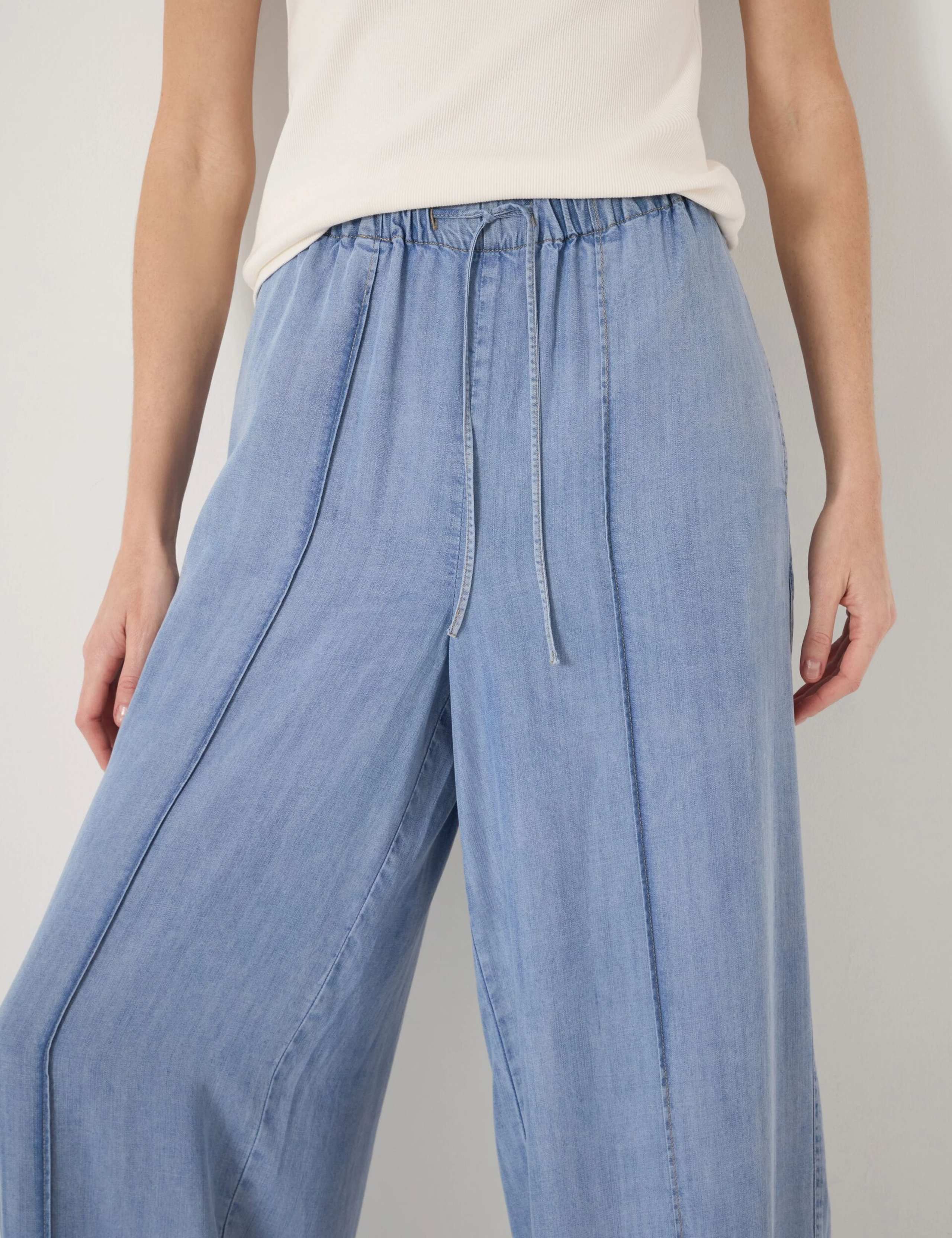 Pure Lyocell Wide Leg Trousers 5 of 5