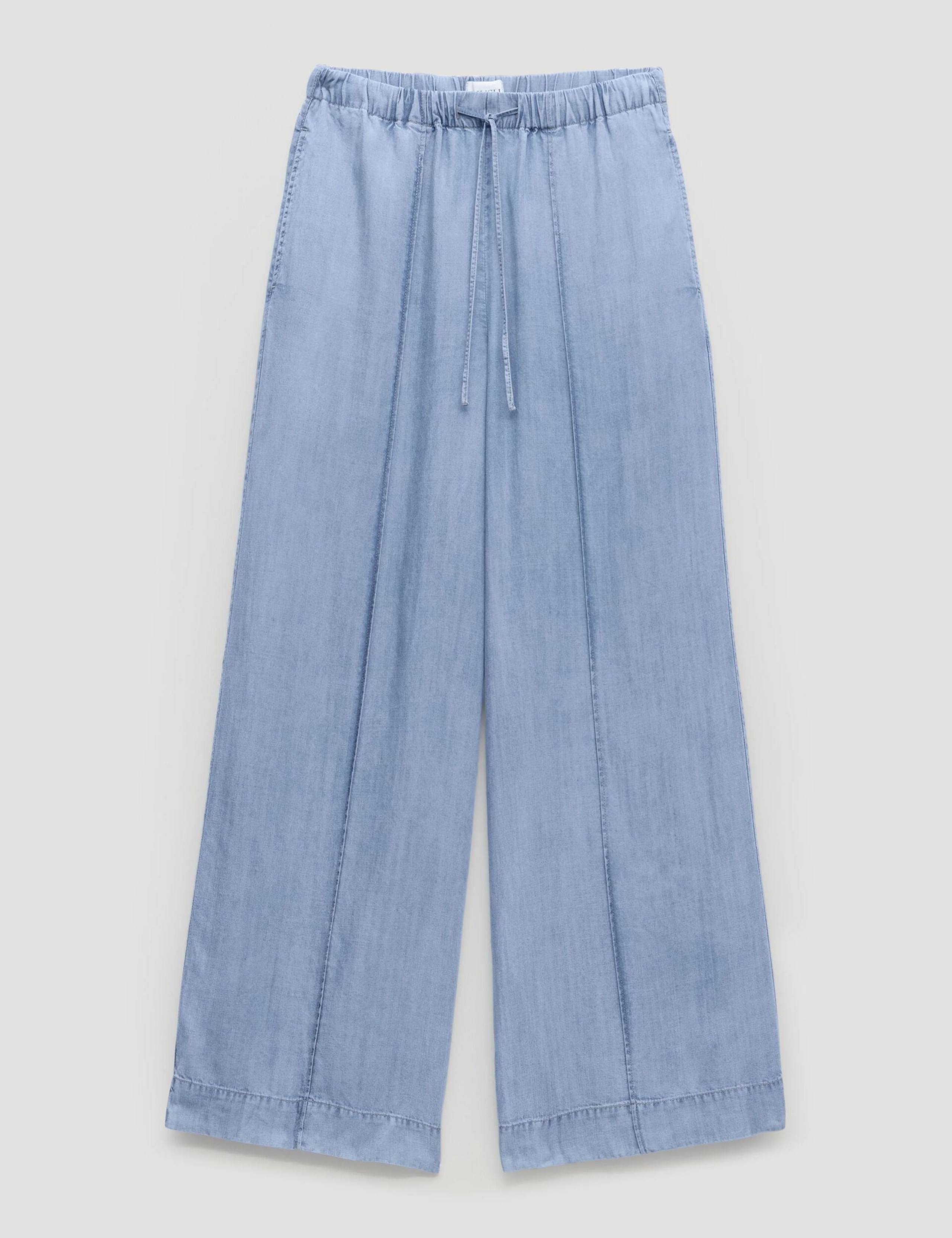 Pure Lyocell Wide Leg Trousers 2 of 5