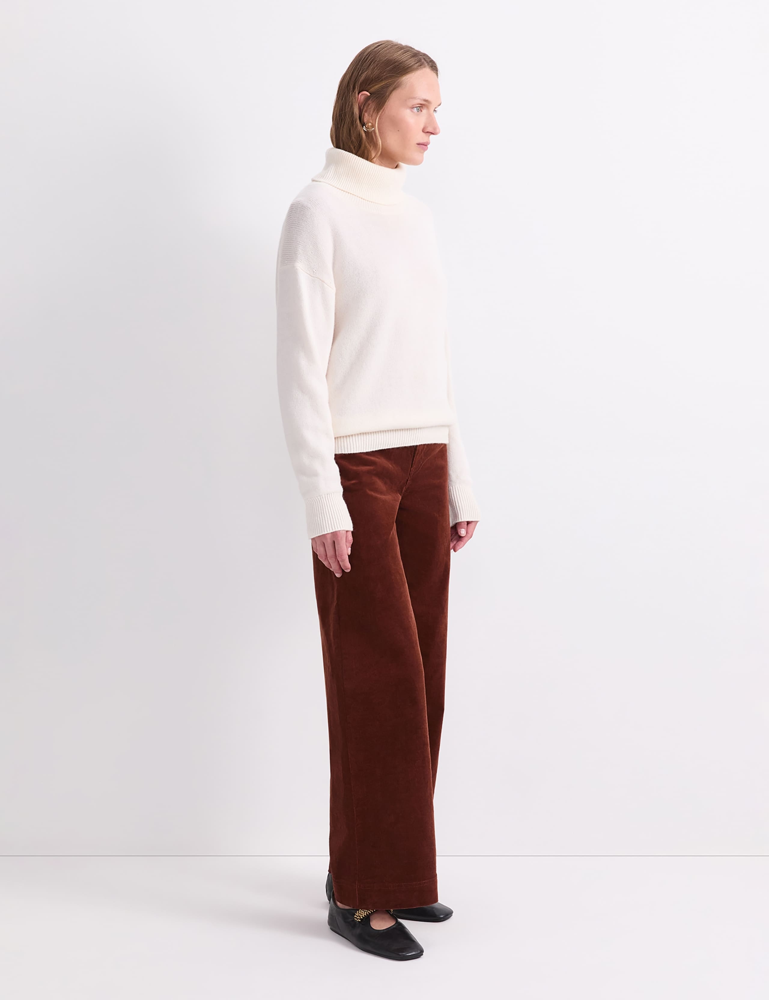 Pure Wool Roll Neck Jumper 3 of 6