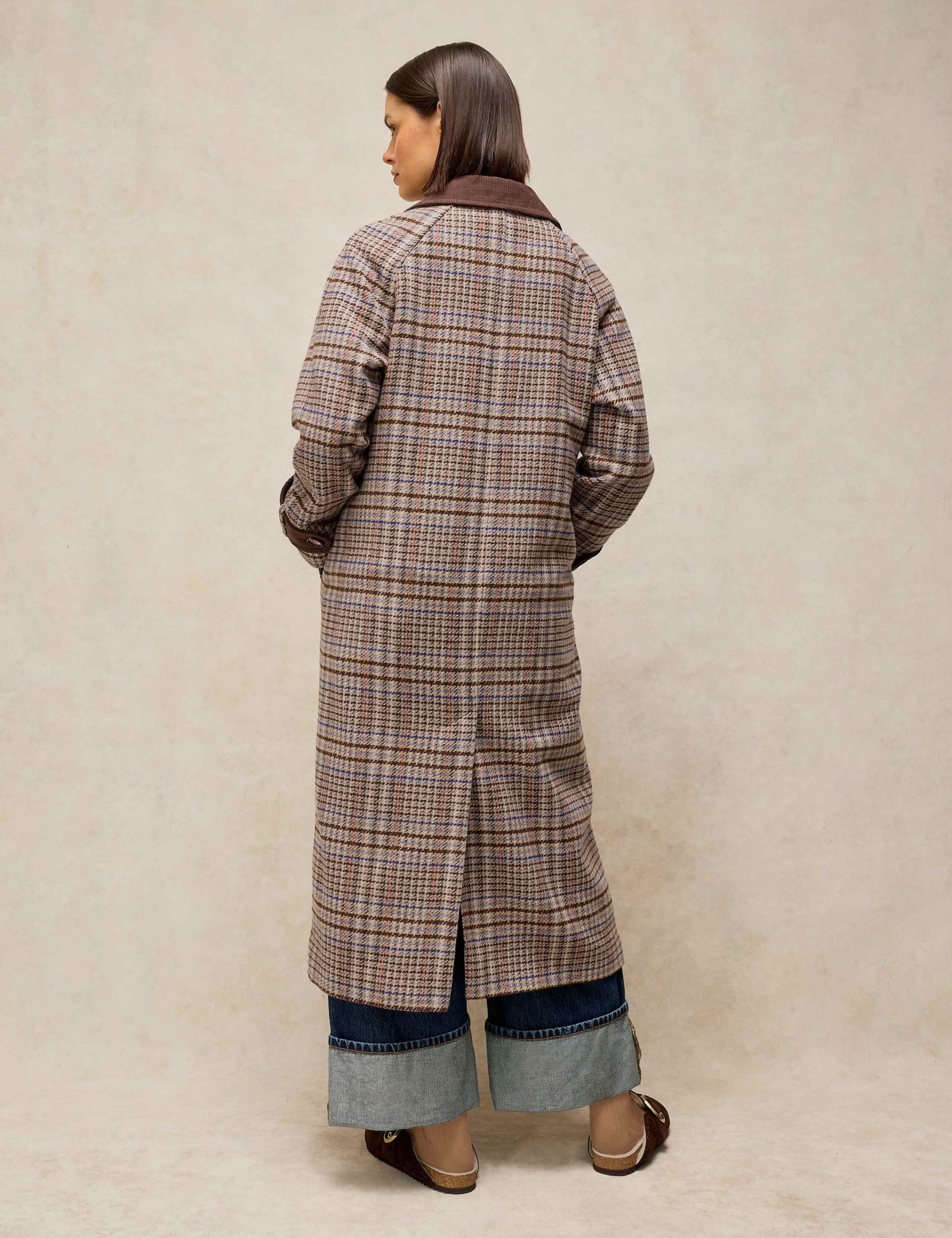 Checked Coat with Wool 4 of 6