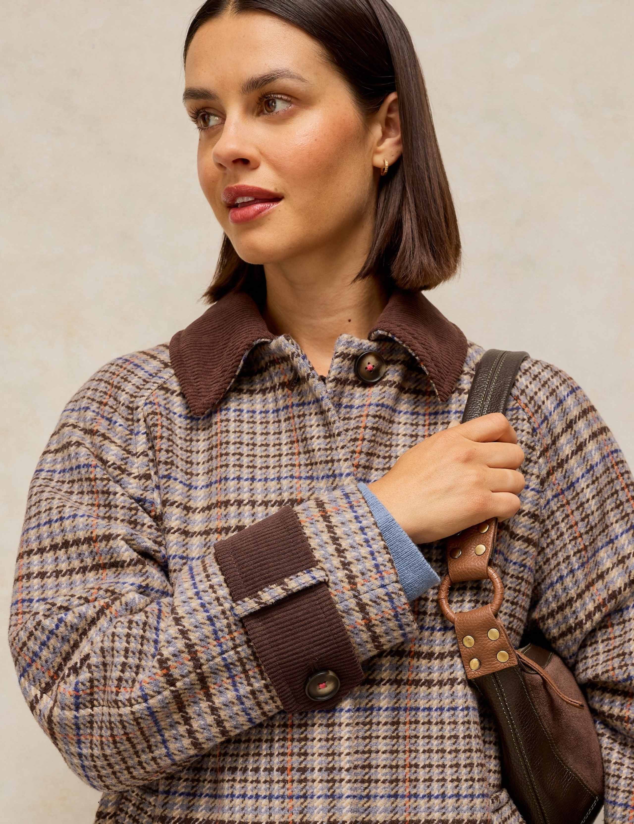 Checked Coat with Wool 5 of 6