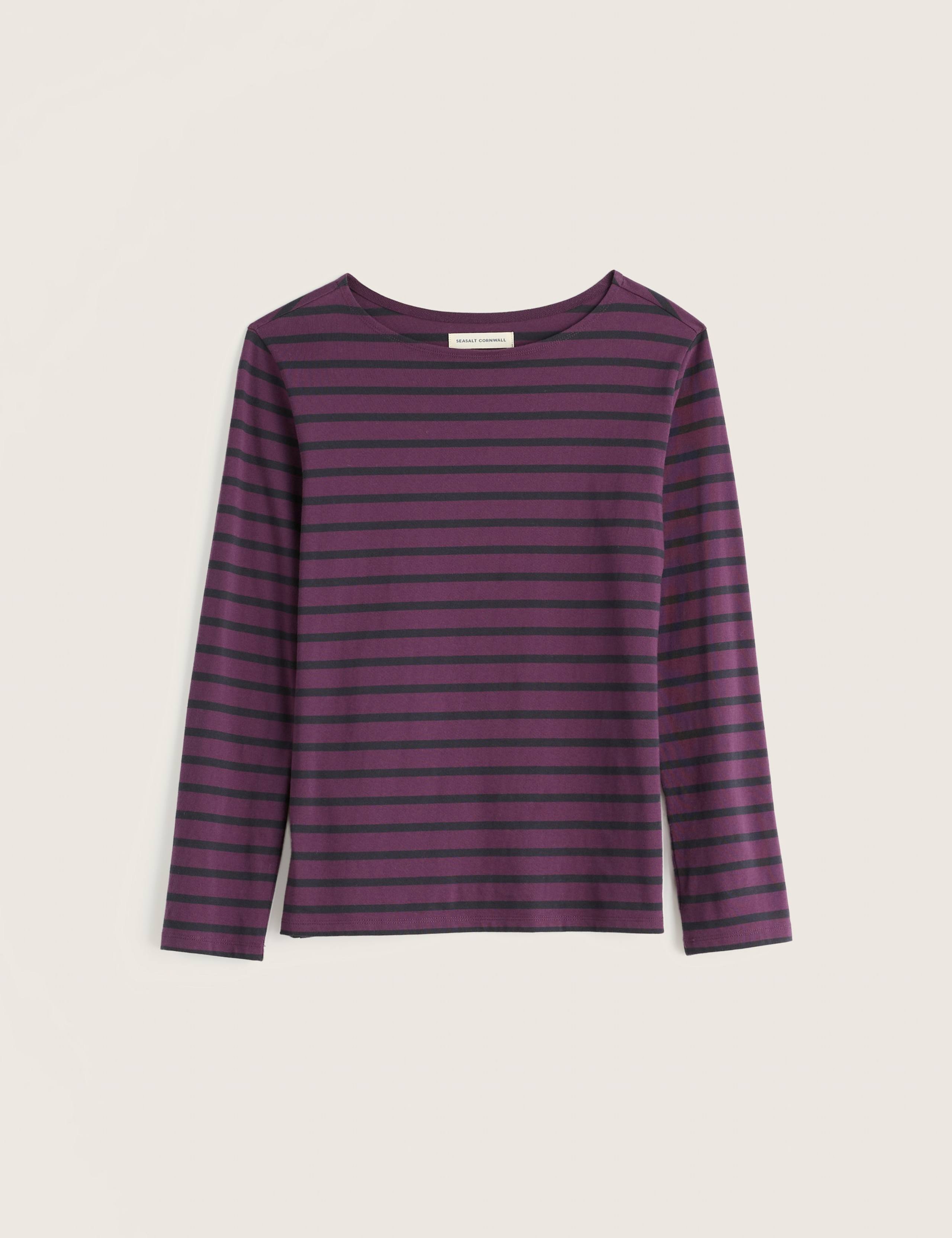 Pure Cotton Striped Collarless Long Sleeve Regular Fit Shirt 2 of 5