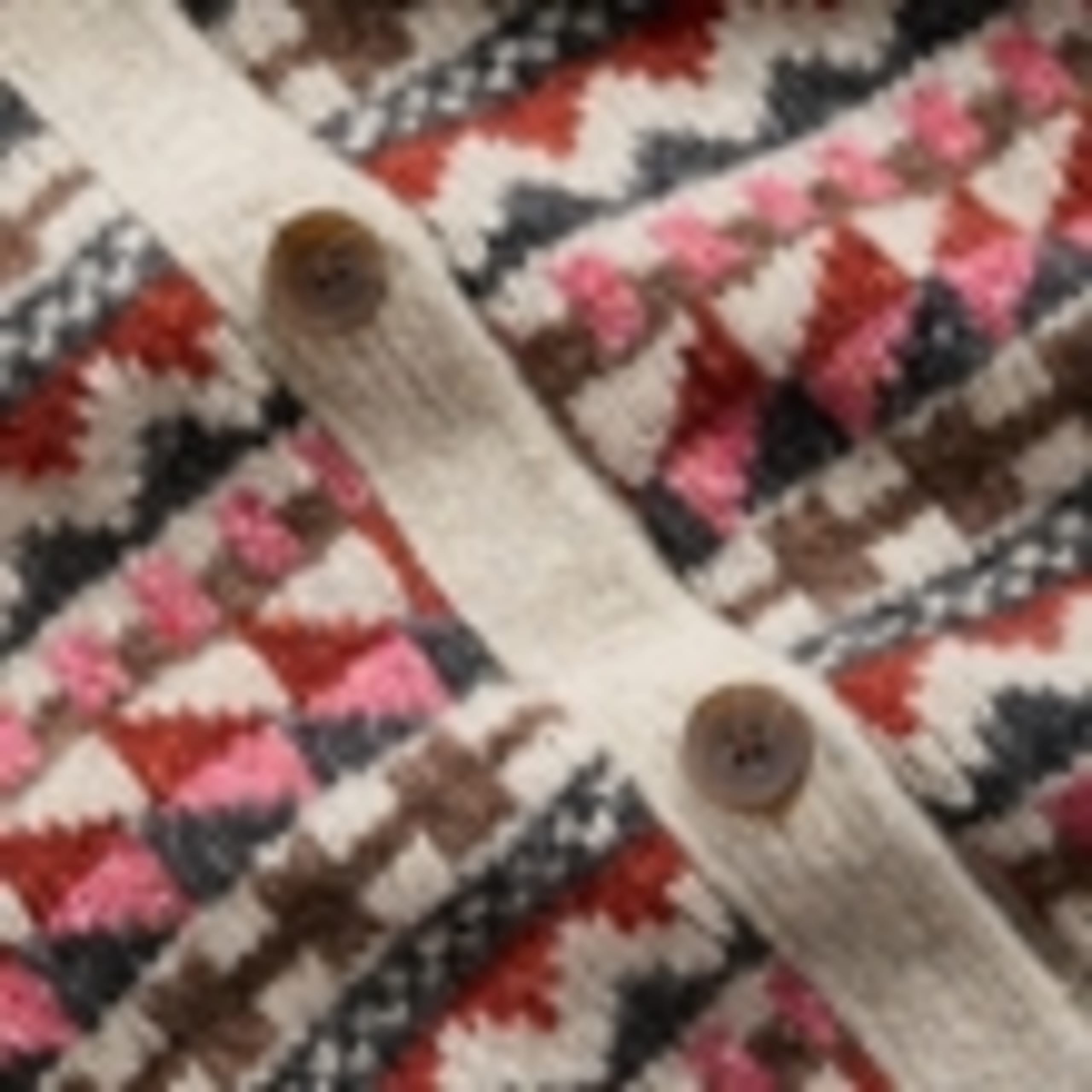 Merino Wool Rich Fairisle Knitted Vest 6 of 6