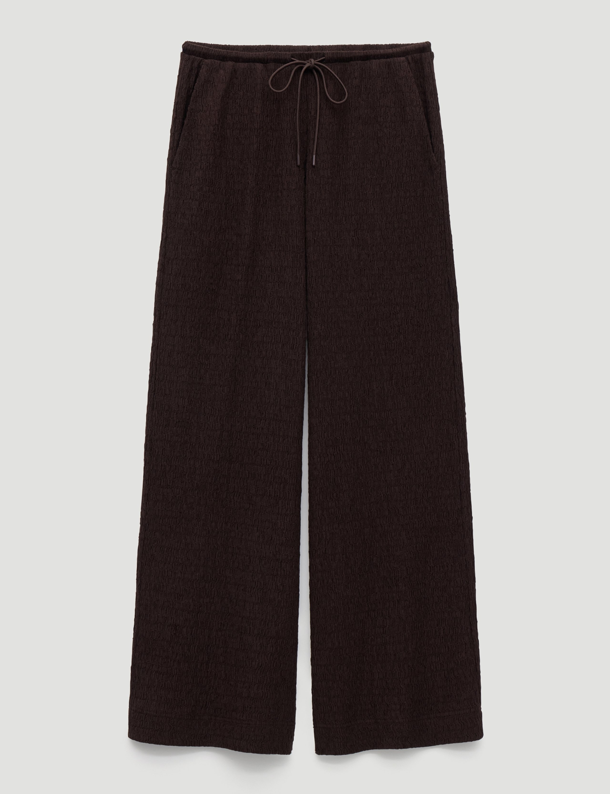 Cotton Rich Jersey Wide Leg Trousers 2 of 5