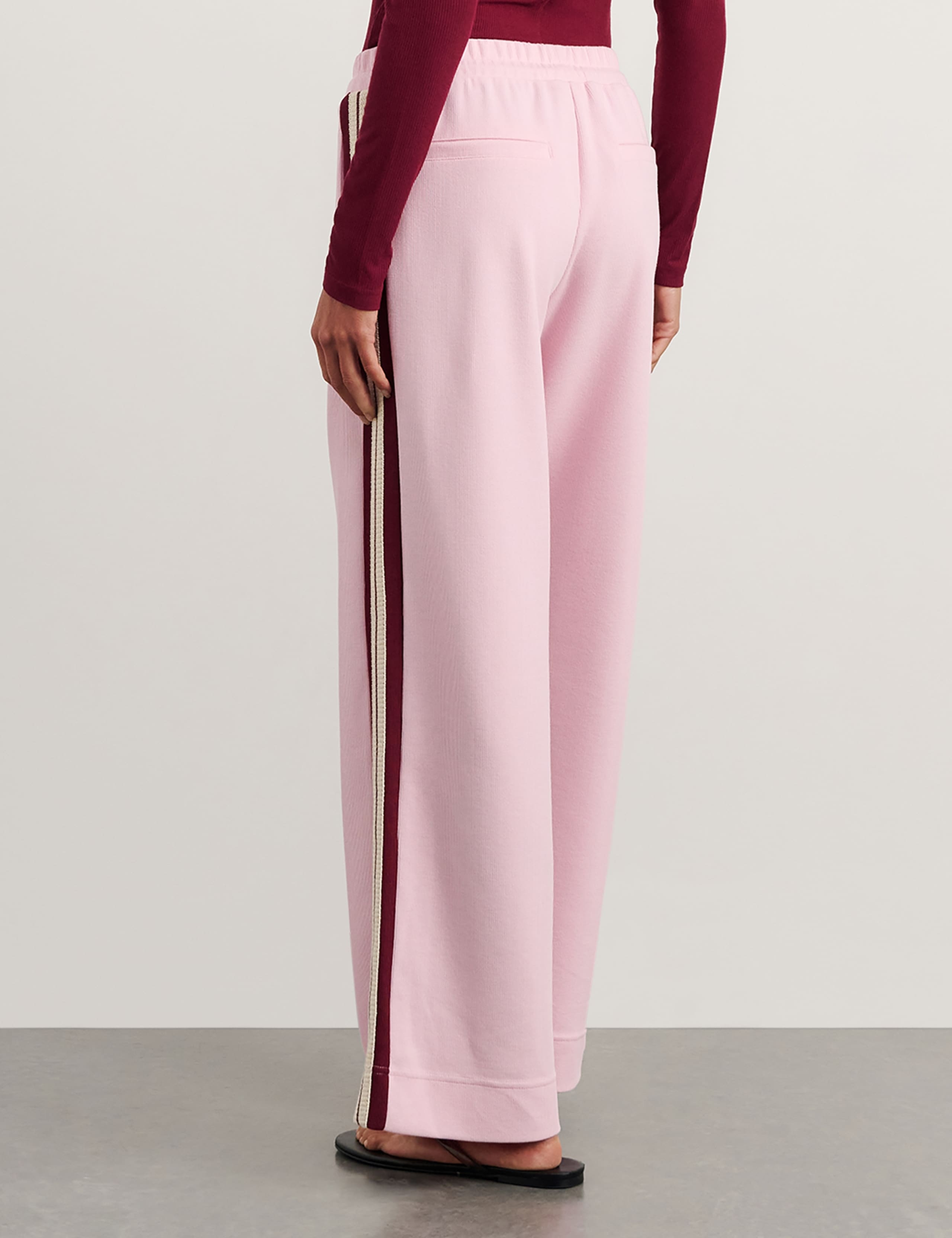 Side Stripe Wide Leg Joggers 6 of 7