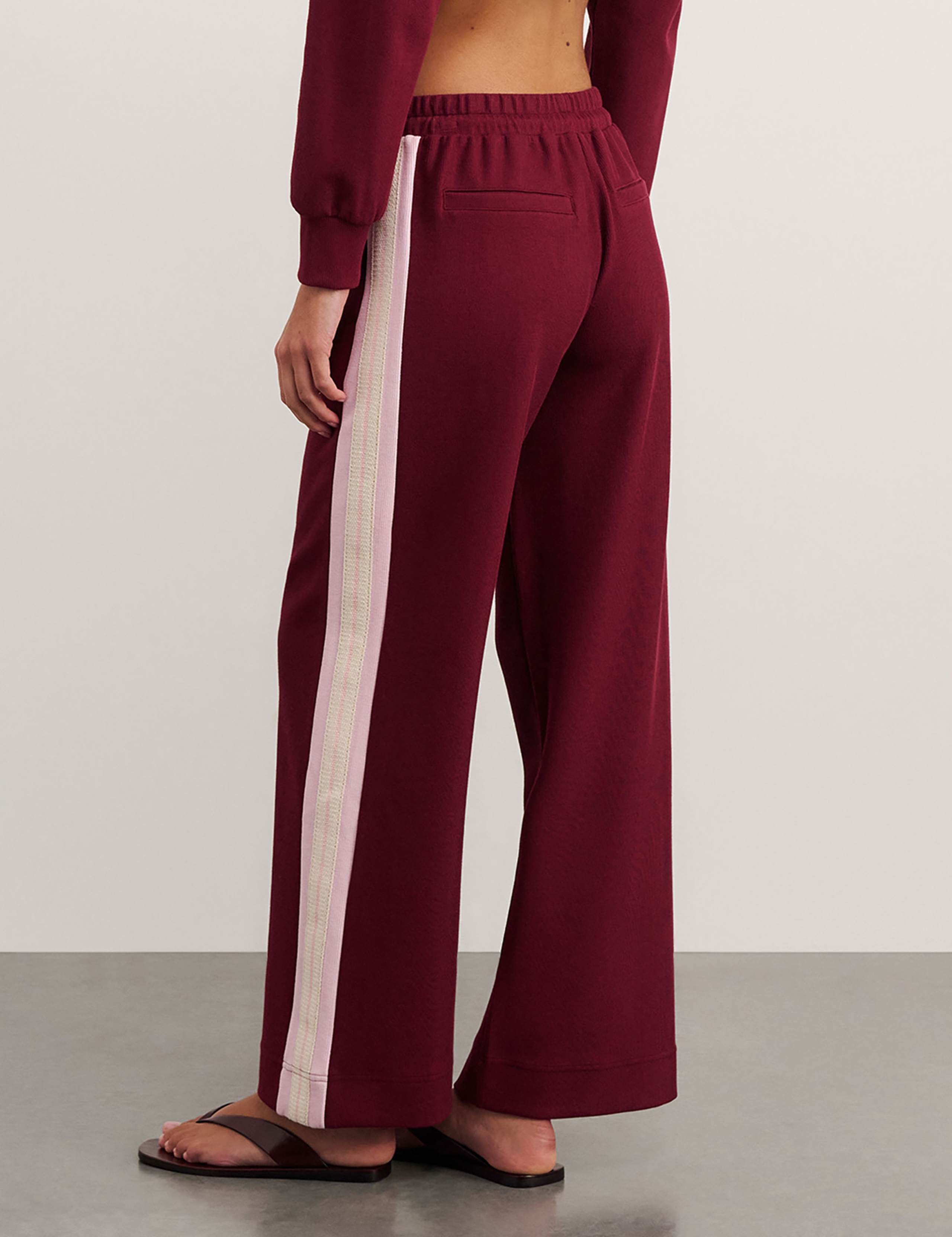 Side Stripe Wide Leg Joggers 5 of 6