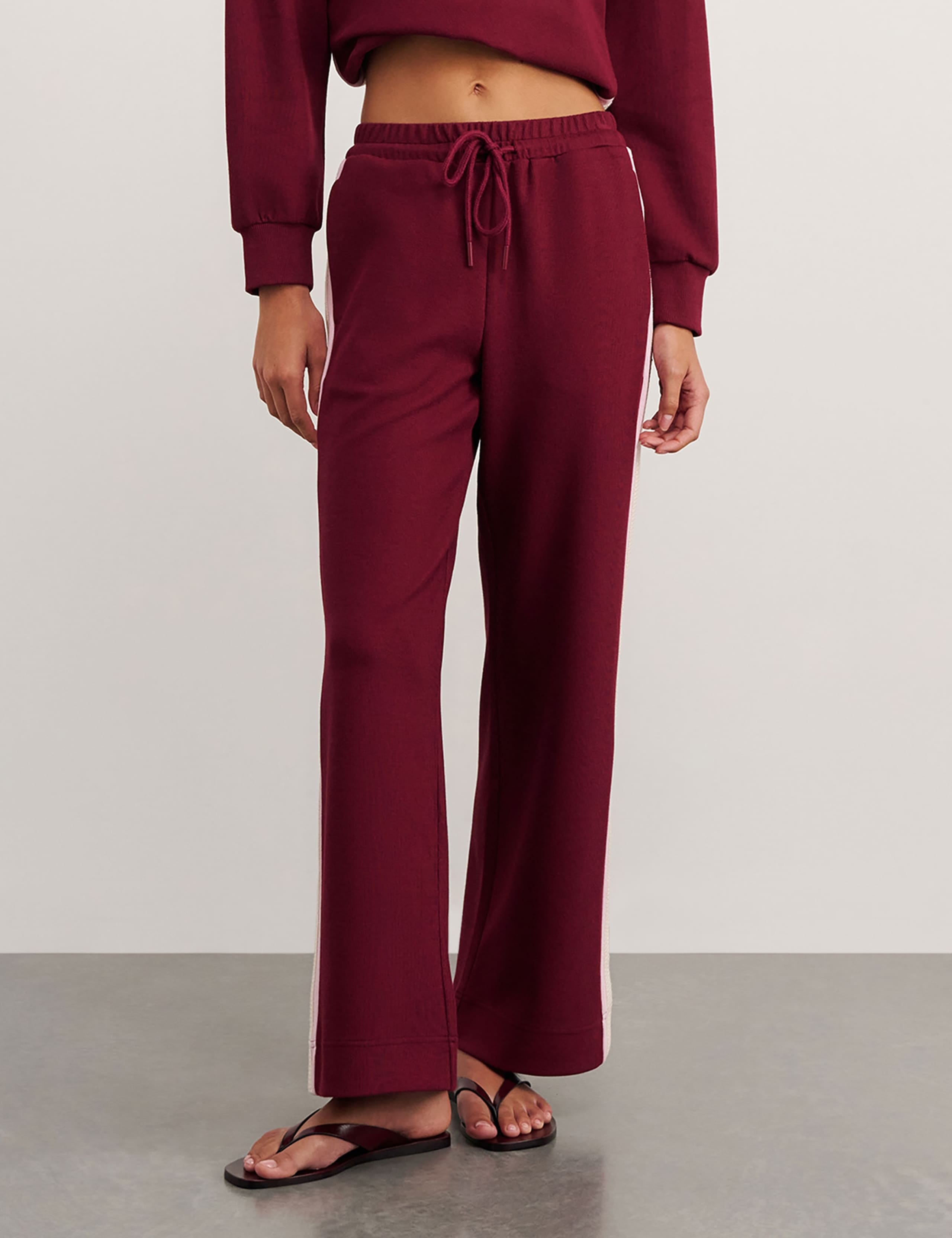Side Stripe Wide Leg Joggers 6 of 6