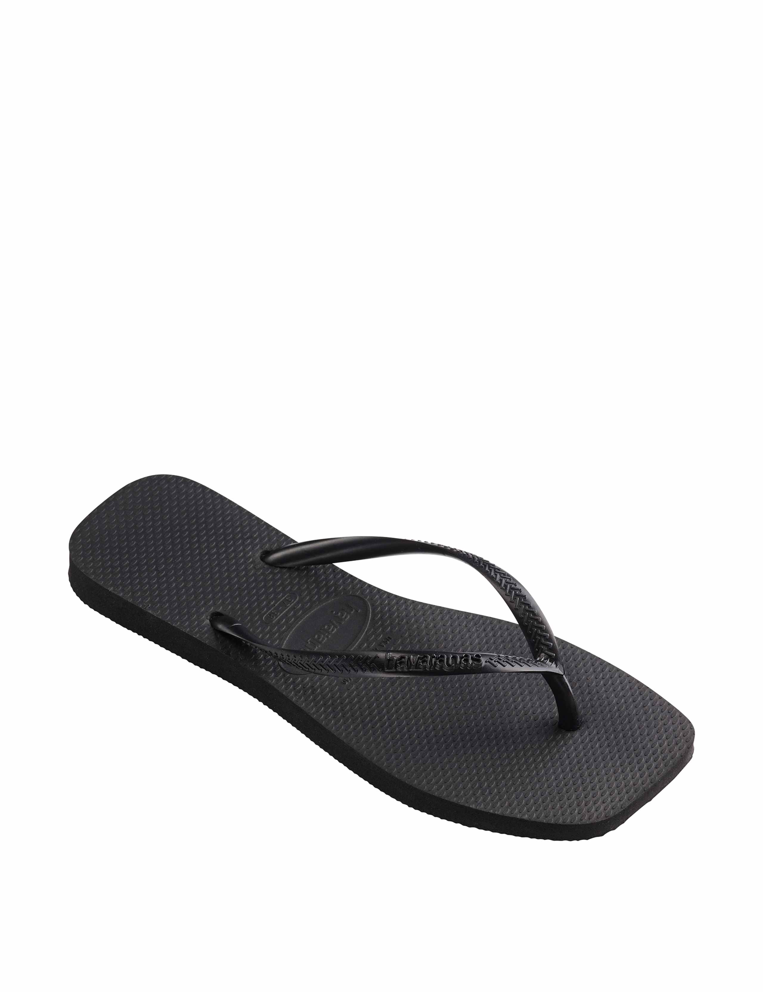 Flat Square Toe Fip Flops 2 of 4