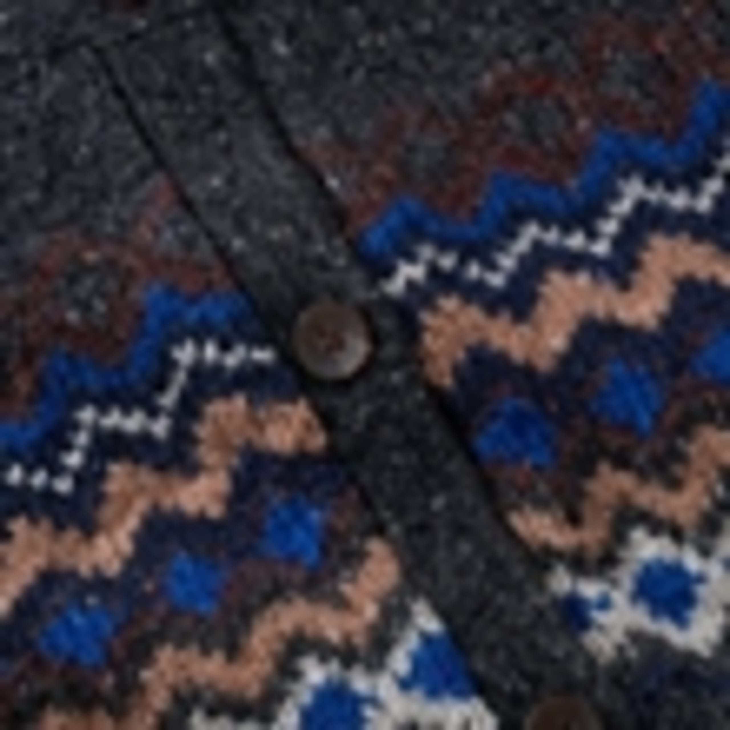 Merino Wool Rich Fair Isle Knitted Vest 5 of 5