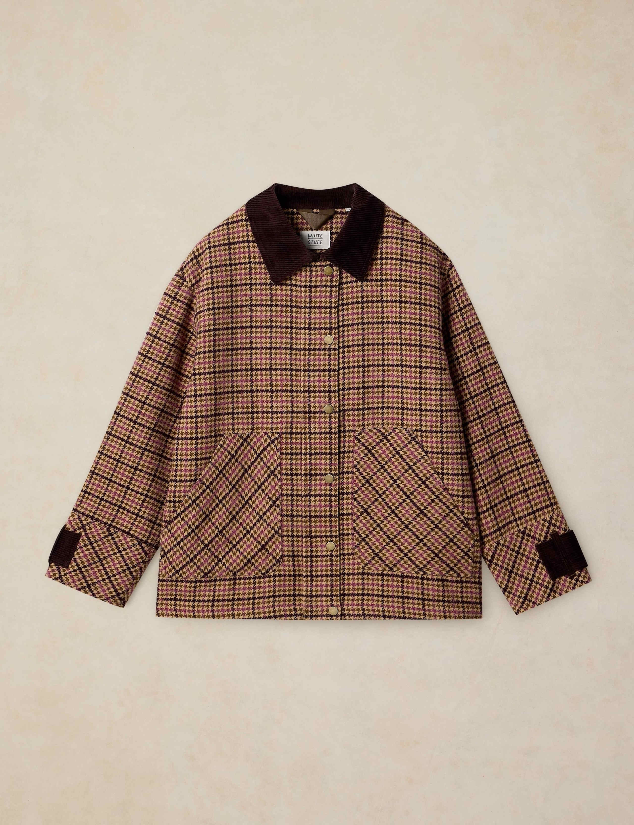 Checked Coat with Wool 2 of 7