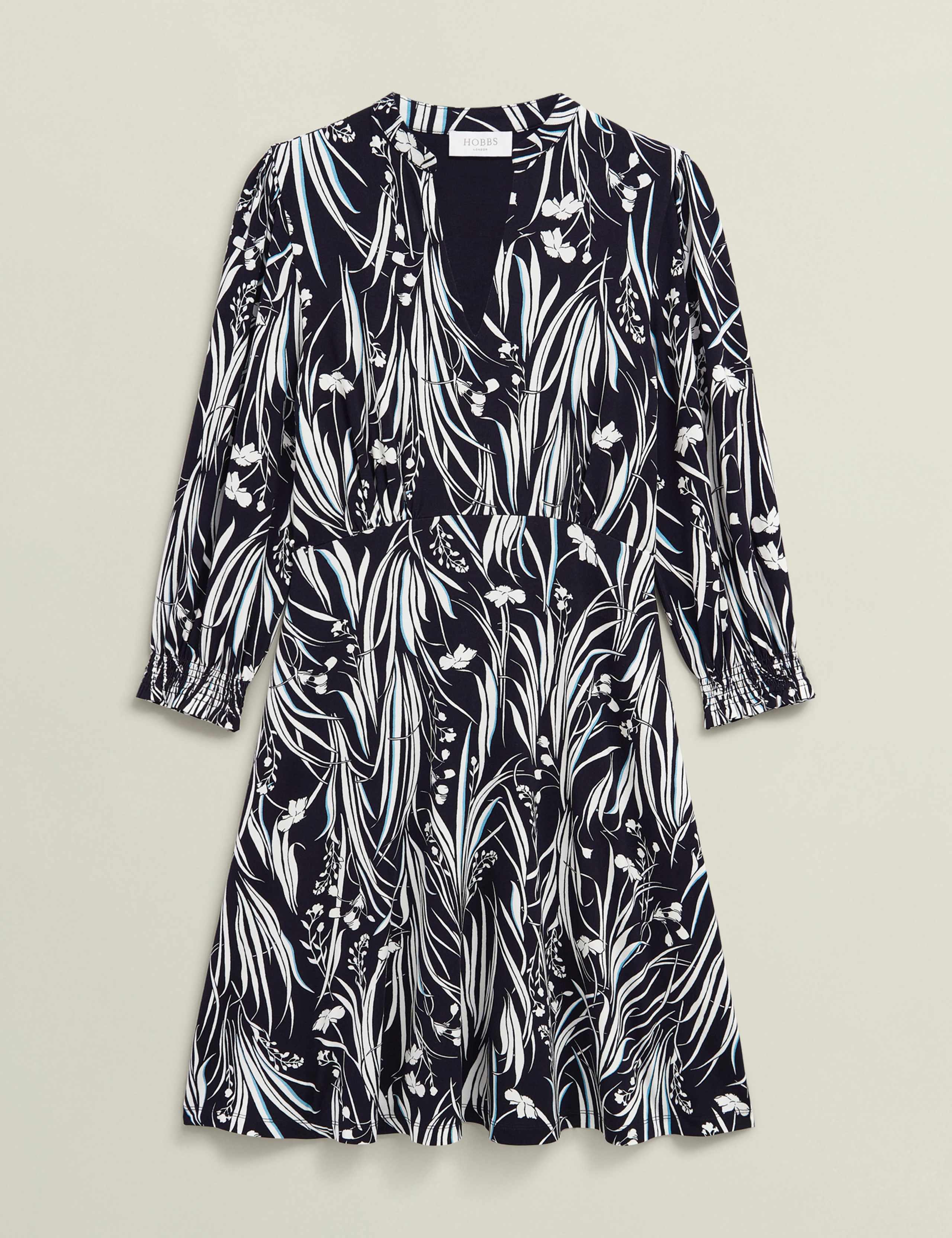 Cotton Rich Jersey Floral Mini Skater Dress 2 of 9