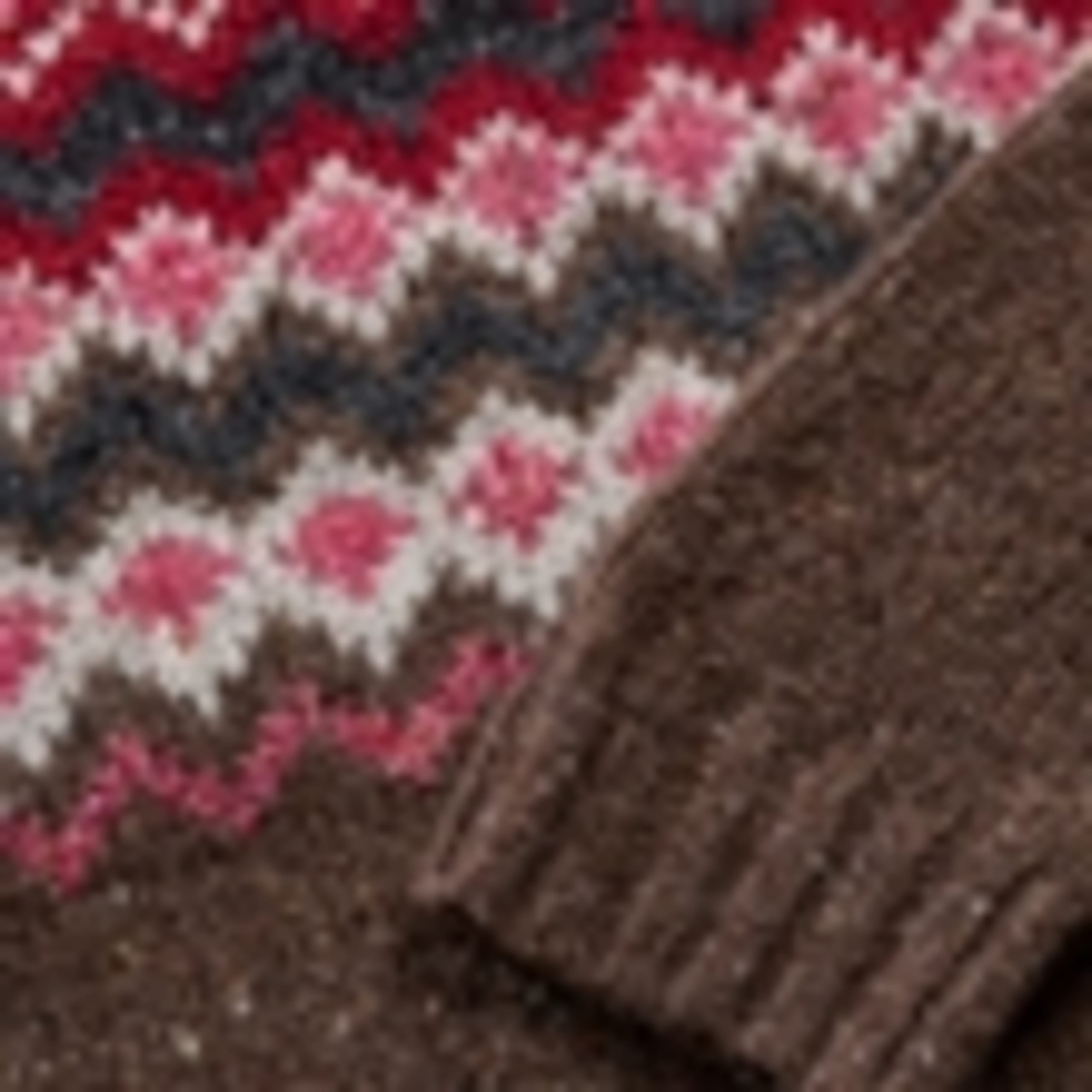 Merino Wool Rich Fair Isle Crew Neck Jumper 5 of 5