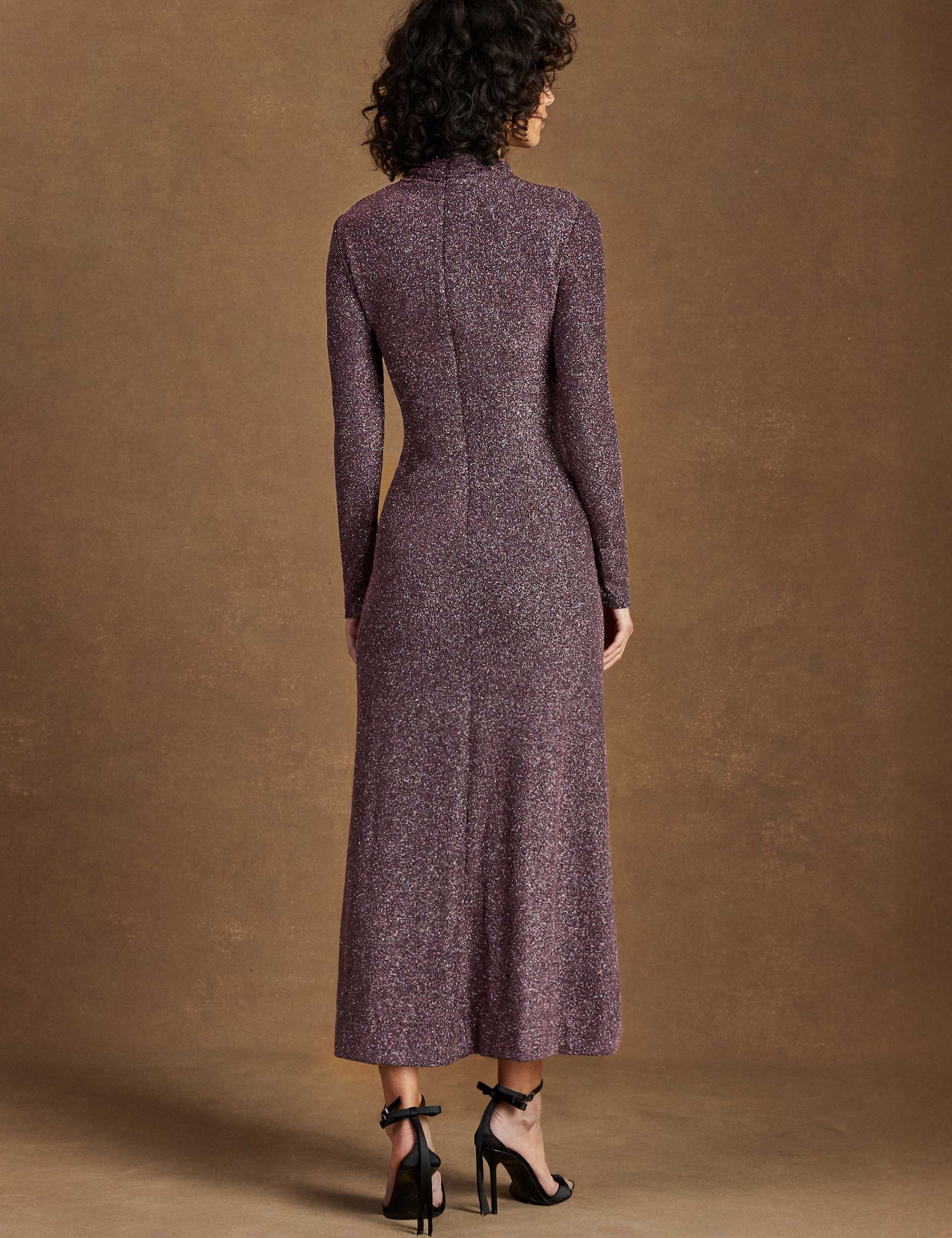 Sparkly Cut Out Detail Midaxi Column Dress 6 of 6