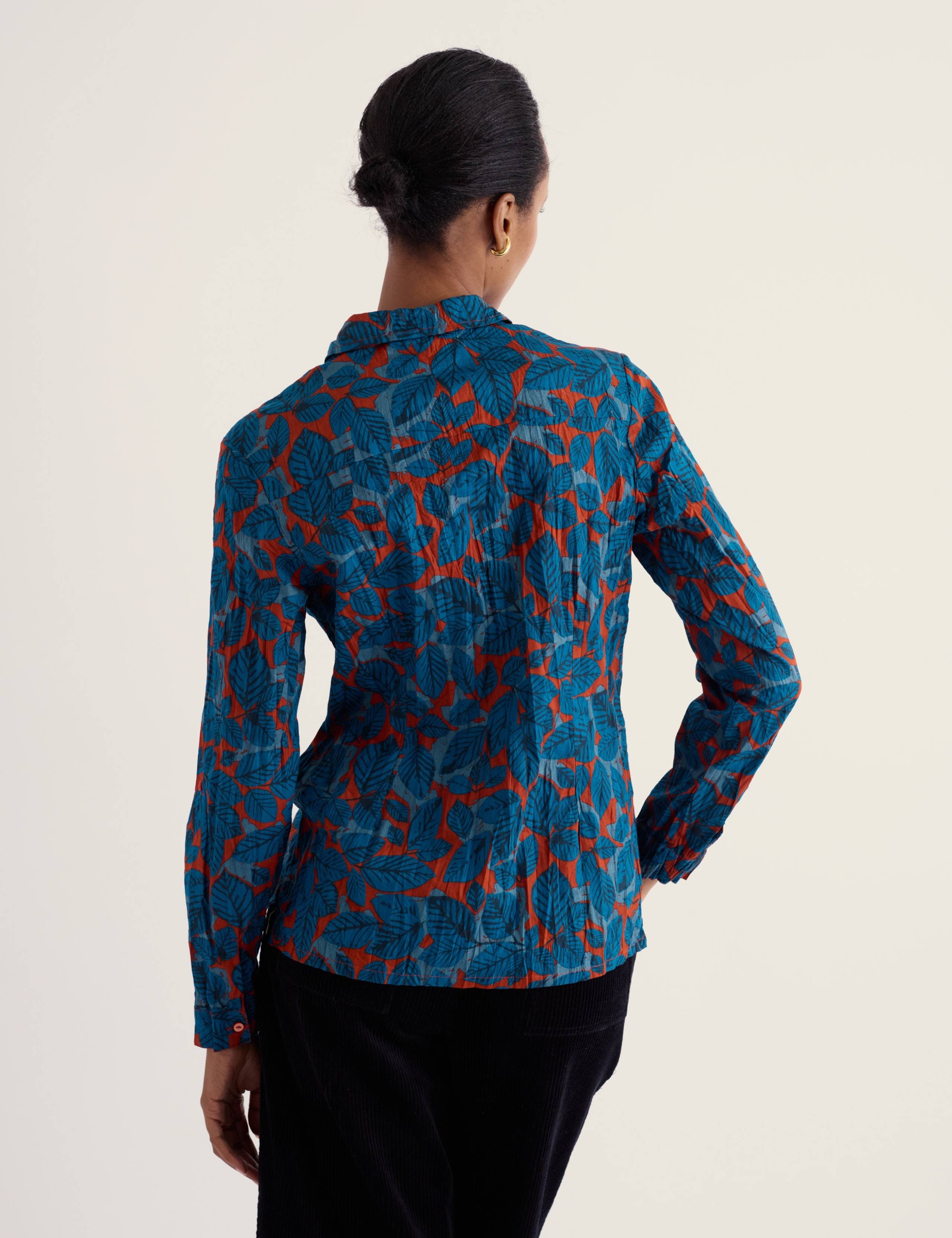Pure Cotton Printed Collared Long Sleeve Regular Fit Shirt 5 of 6