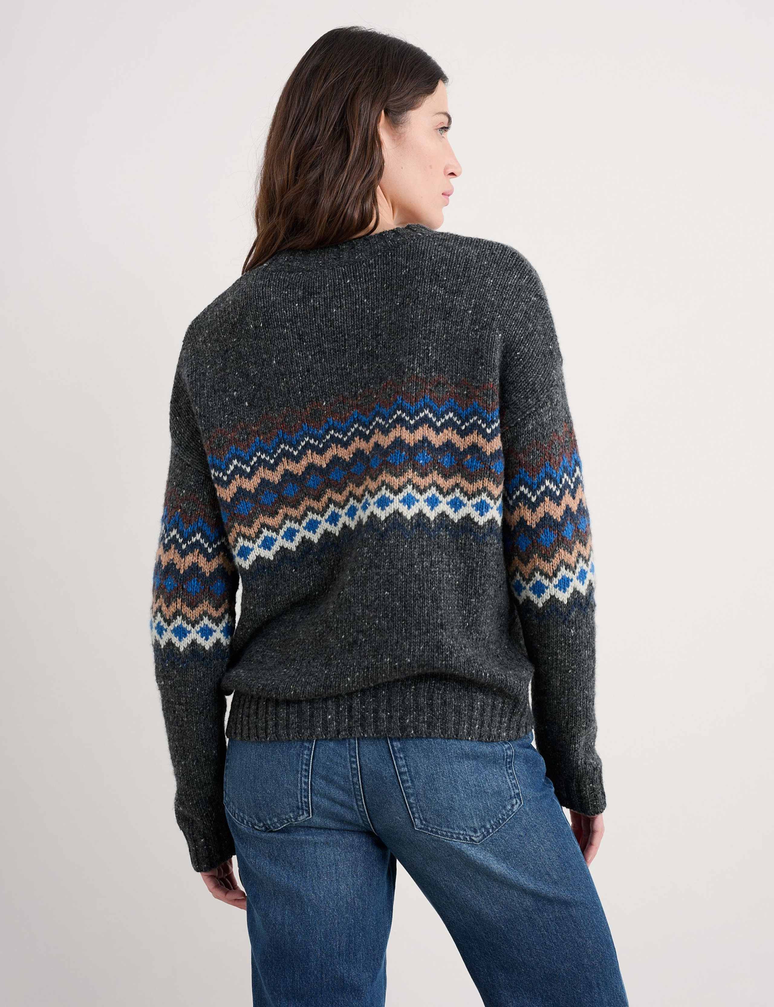 Wool Rich Fair Isle Stich Detail Jumper 3 of 6