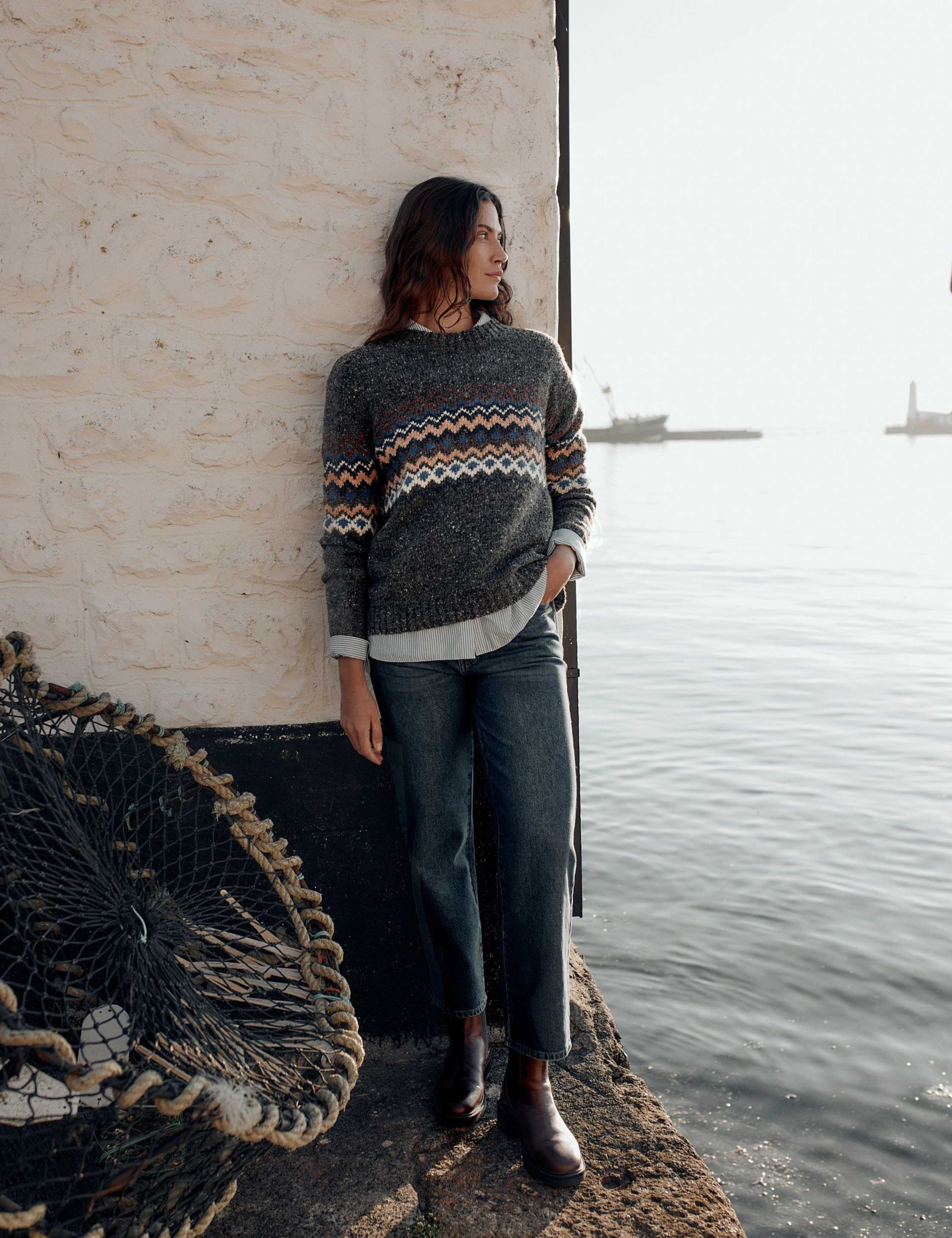 Wool Rich Fair Isle Stich Detail Jumper 5 of 6