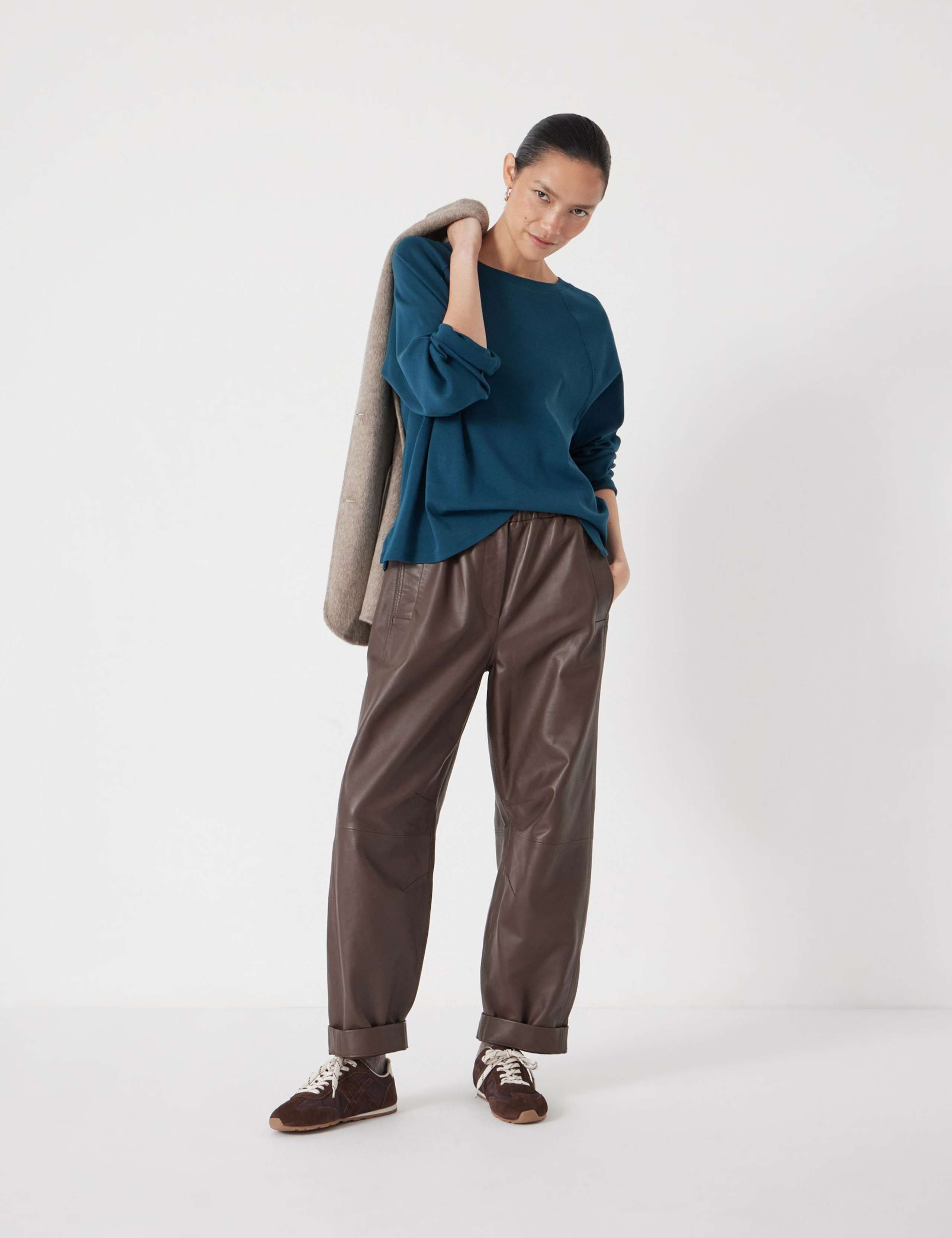 Matilda Pure Cotton Crew Neck Top 3 of 5
