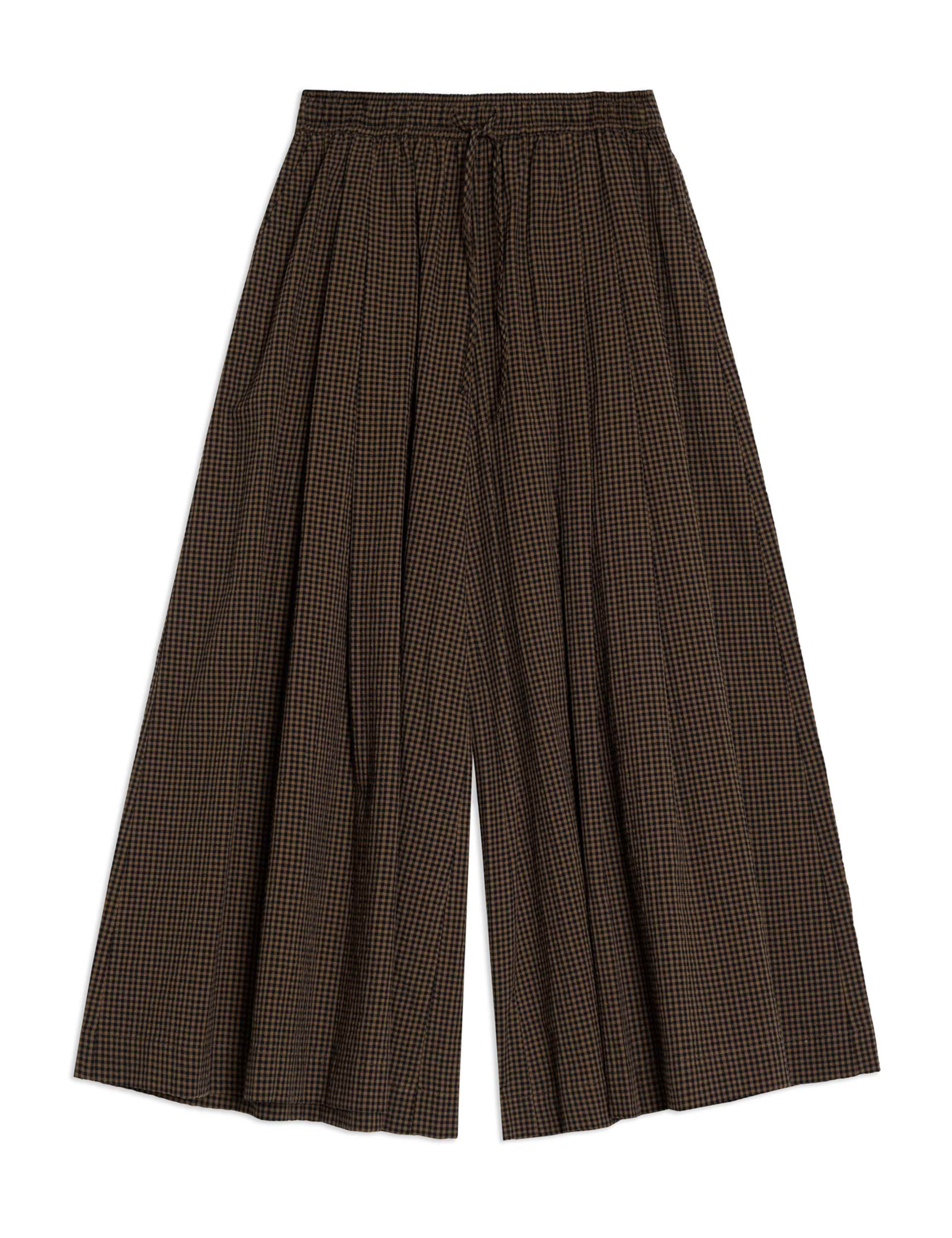 Pure Cotton Checked Culottes 2 of 6