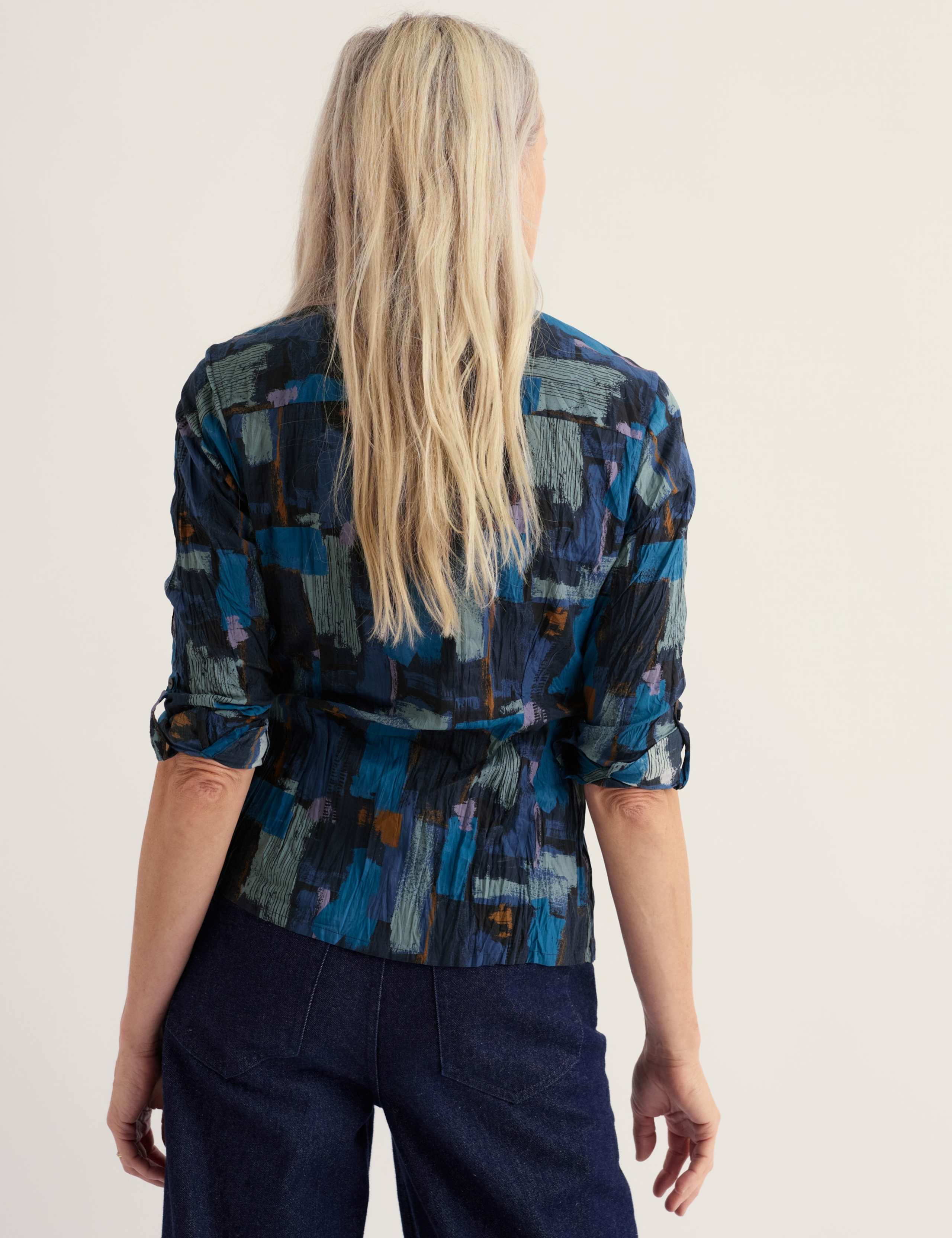 Pure Cotton Printed Collared Long Sleeve Regular Fit Shirt 6 of 6