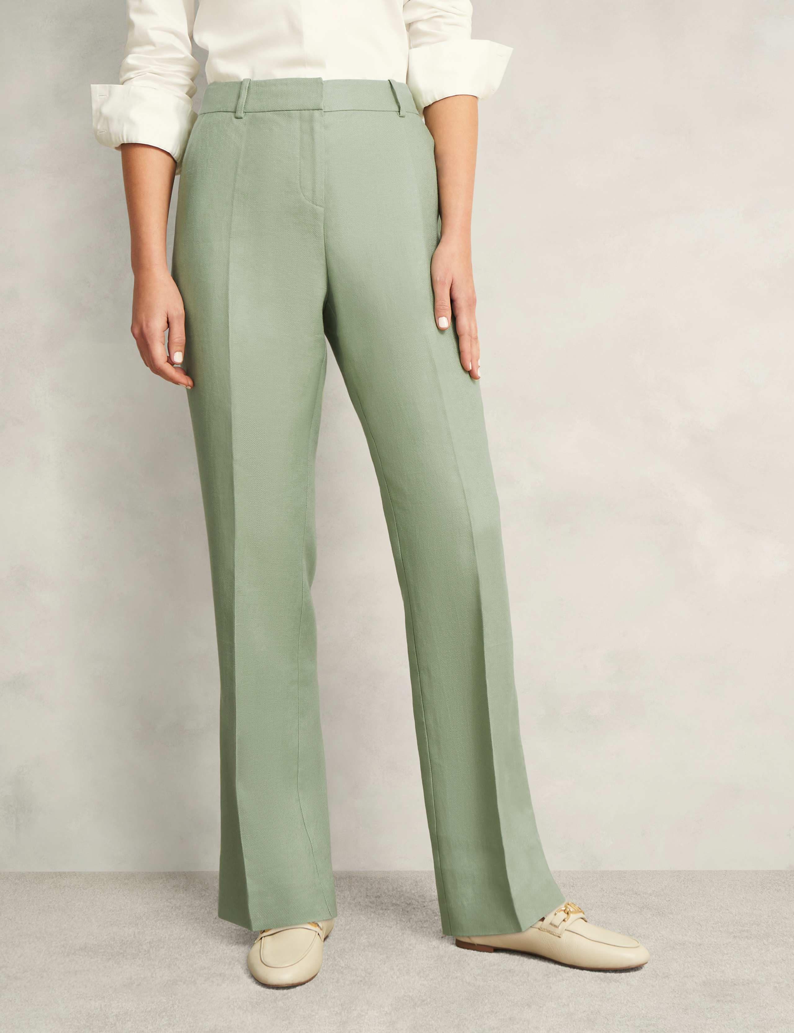 Marietta Pure Linen Wide Leg Trousers 3 of 8