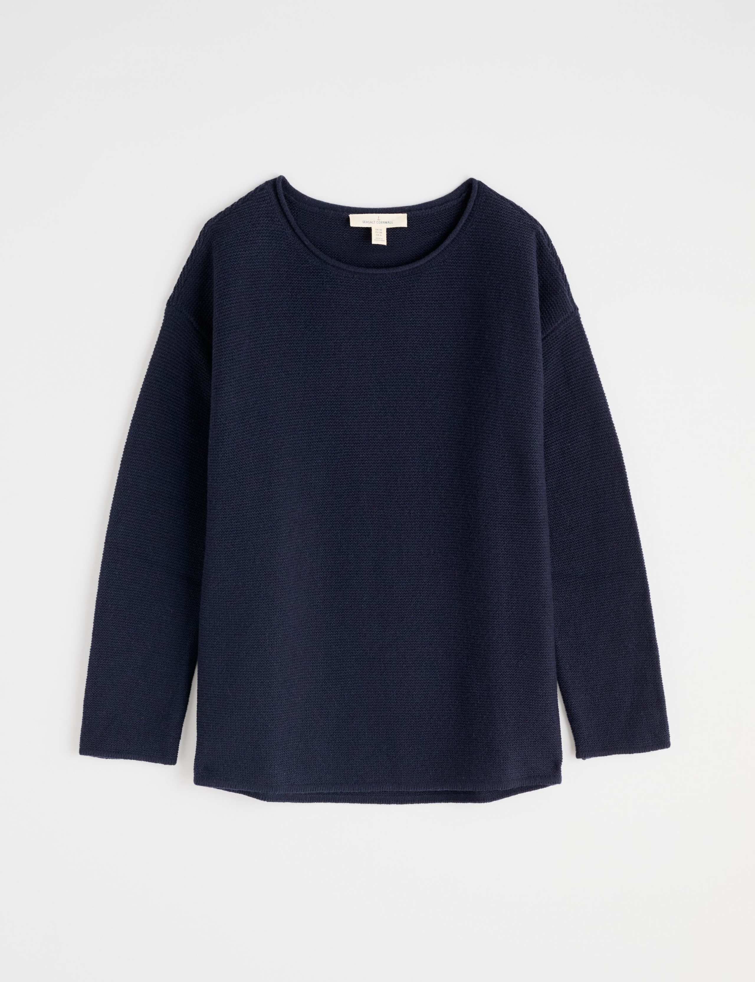 Merino Wool Rich Slash Neck Oversized Jumper 2 of 5