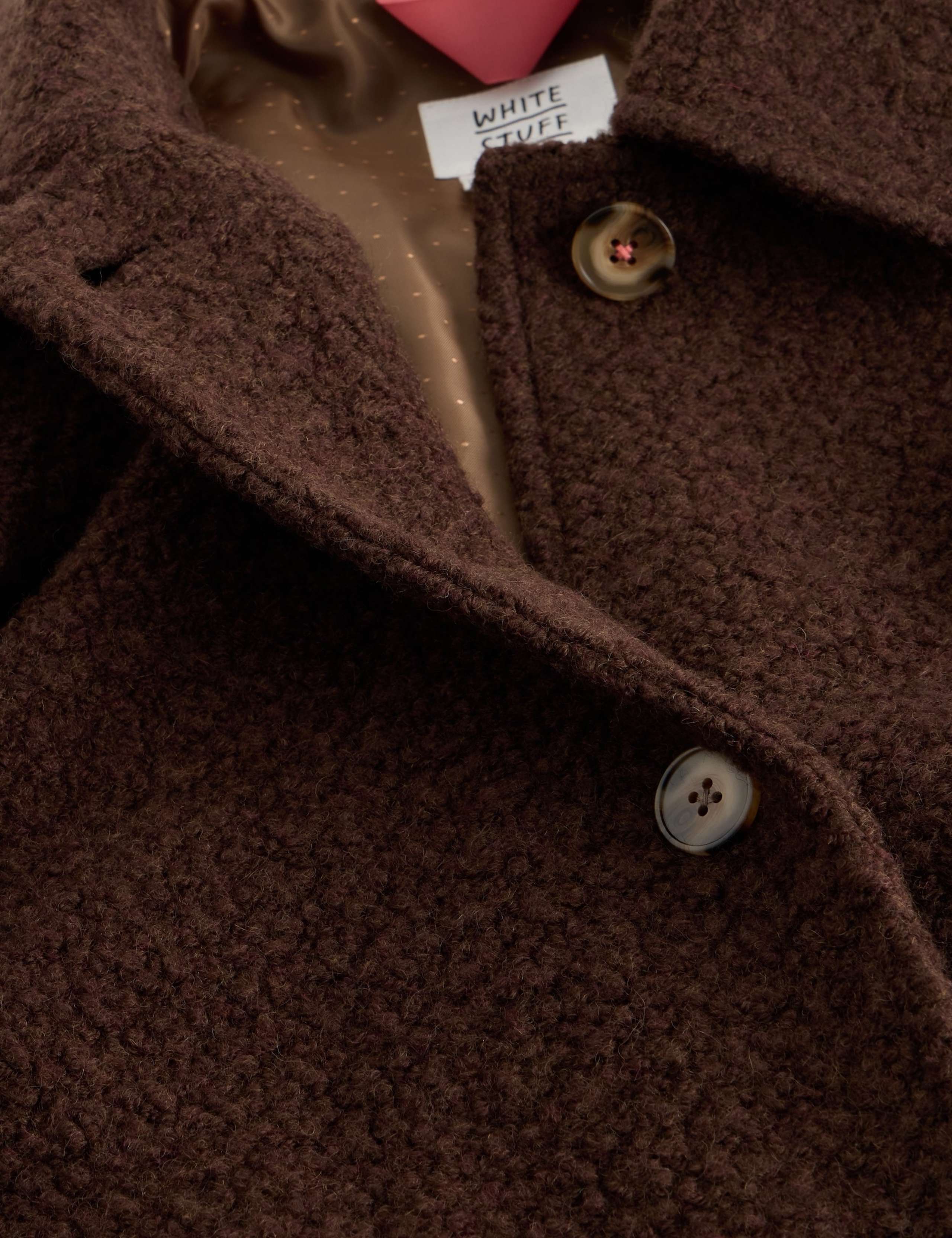 Wool Rich Bouclé Coat 6 of 6