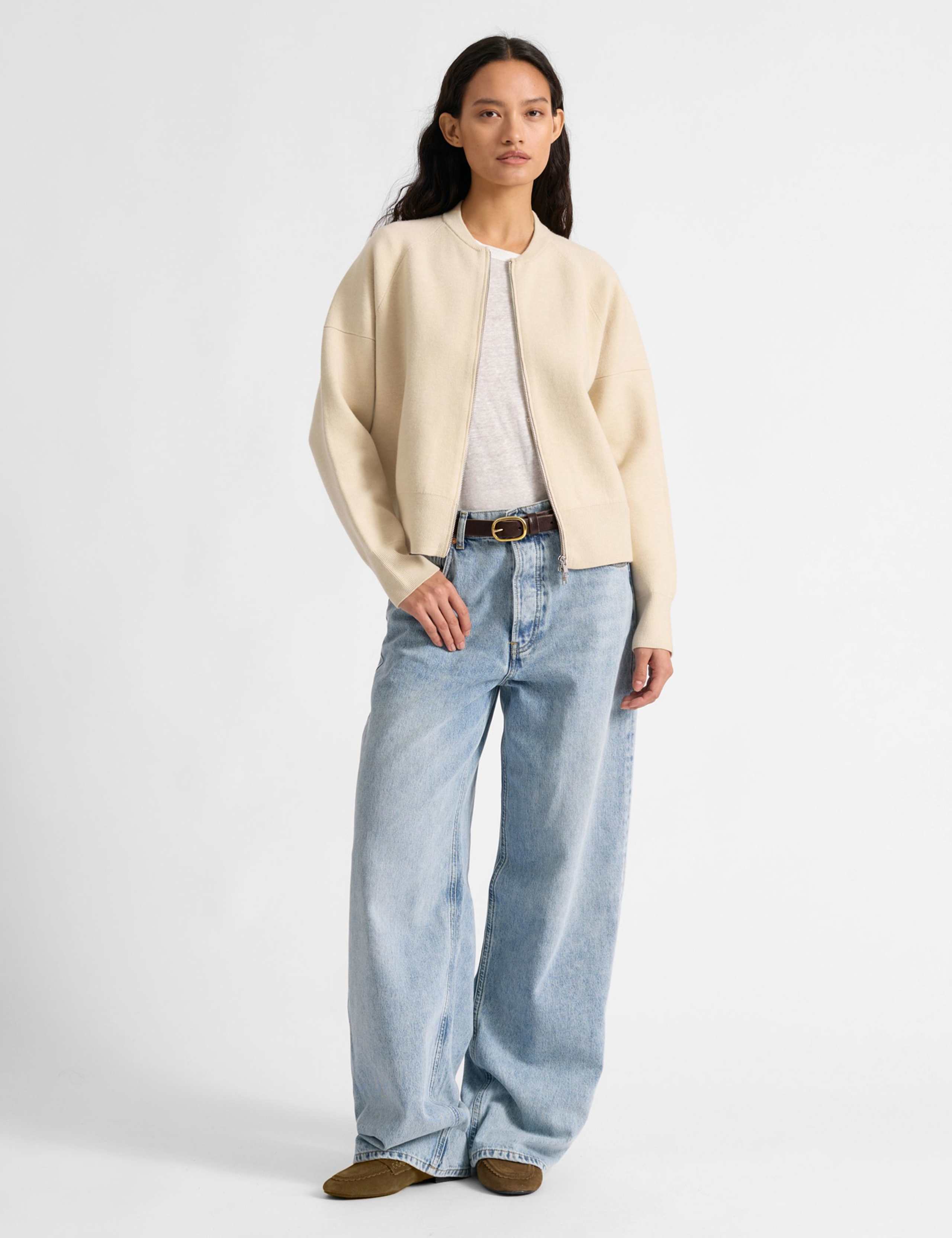 Knitted Bomber Jacket with Wool 3 of 6