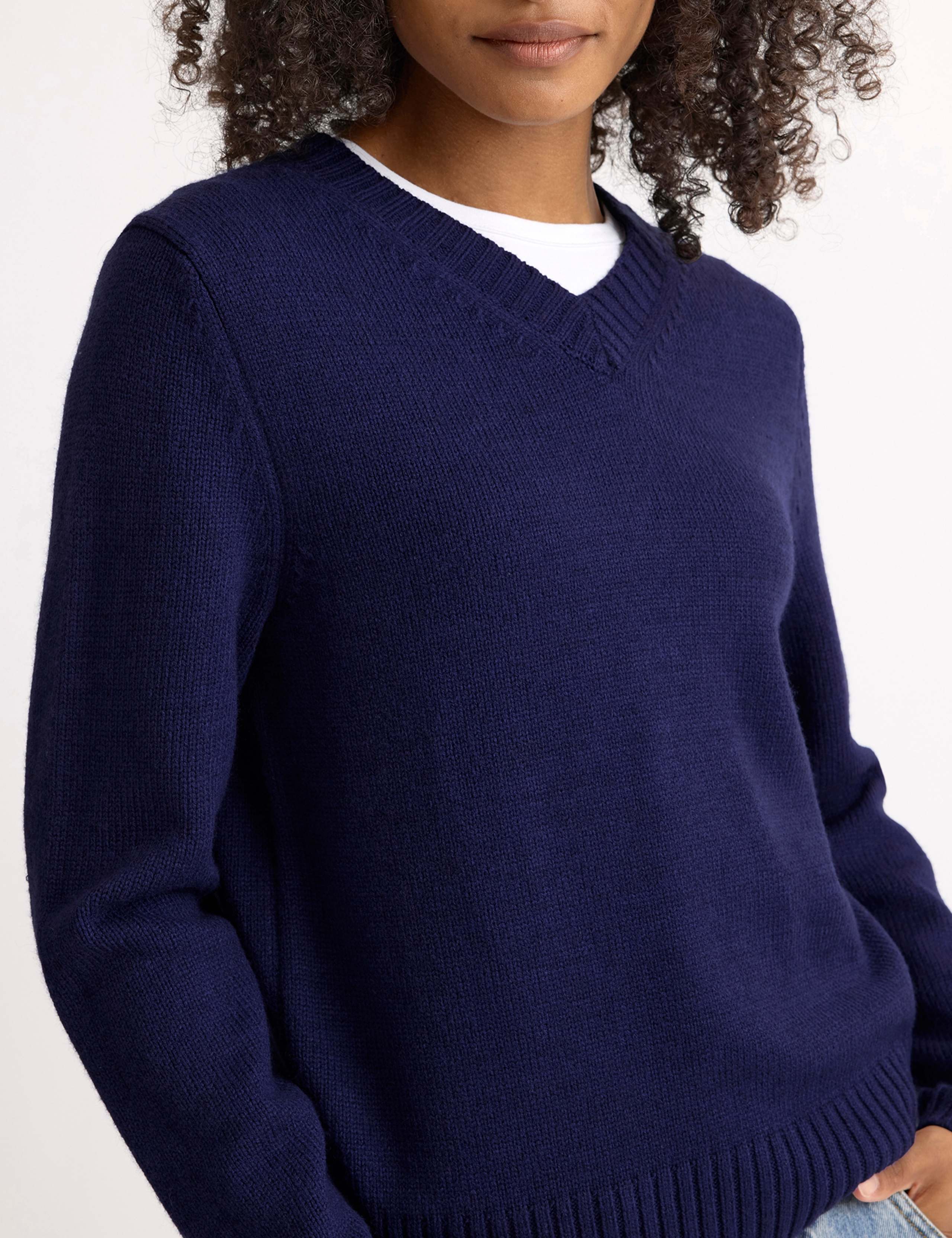 V-Neck Jumper with Wool 4 of 4