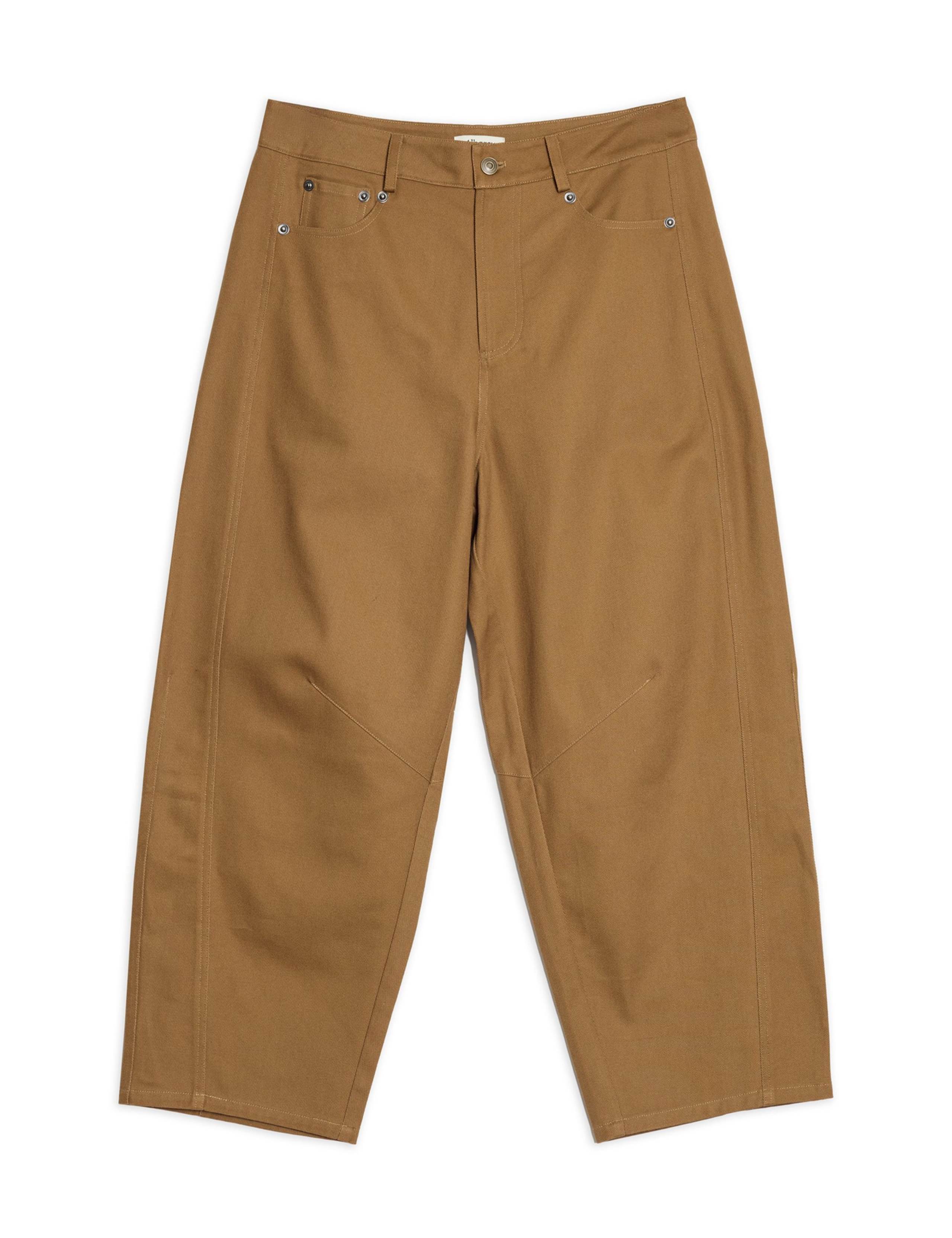Pure Cotton Barrel Leg Trousers 2 of 5