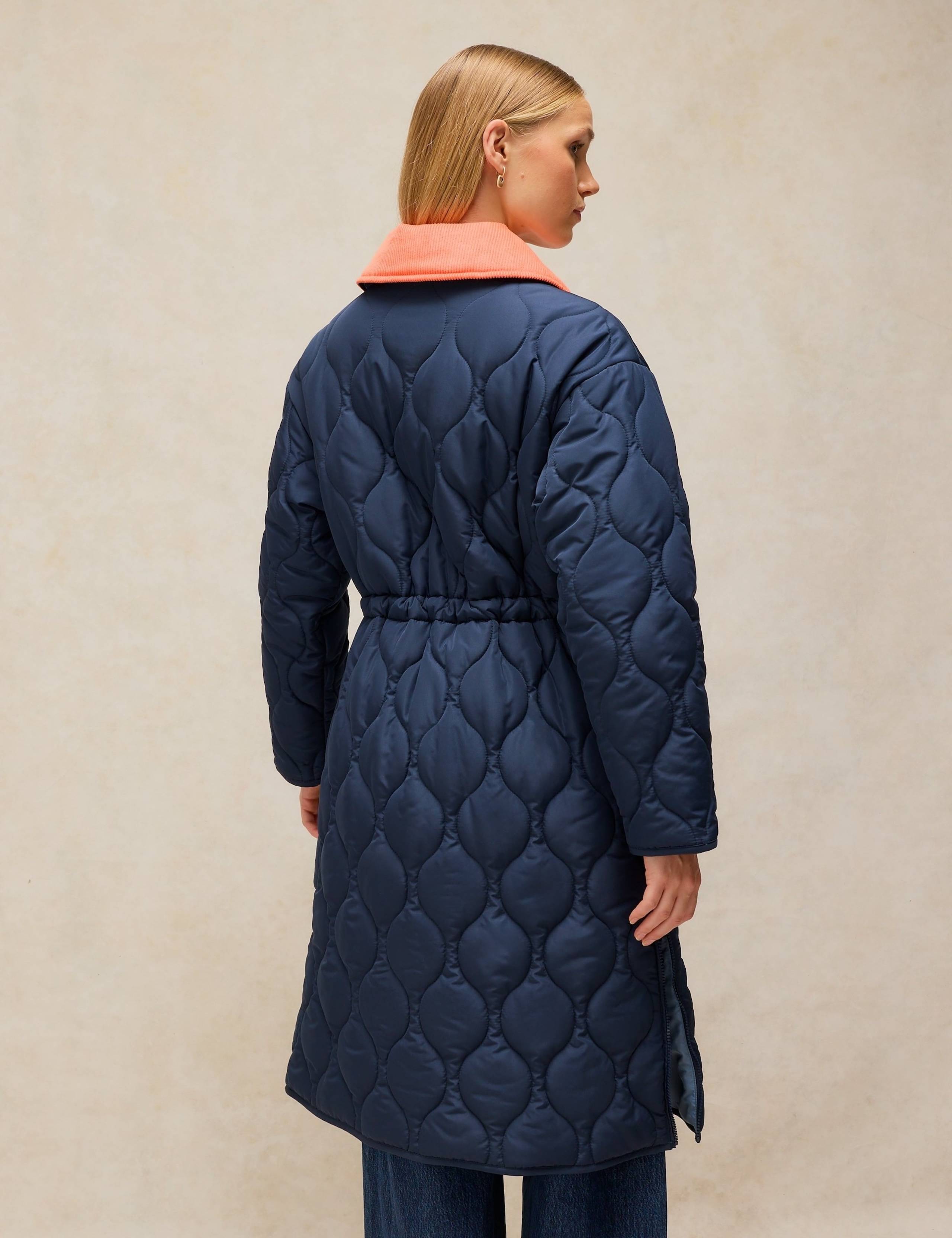 Quilted Collared Longline Puffer Coat 4 of 7