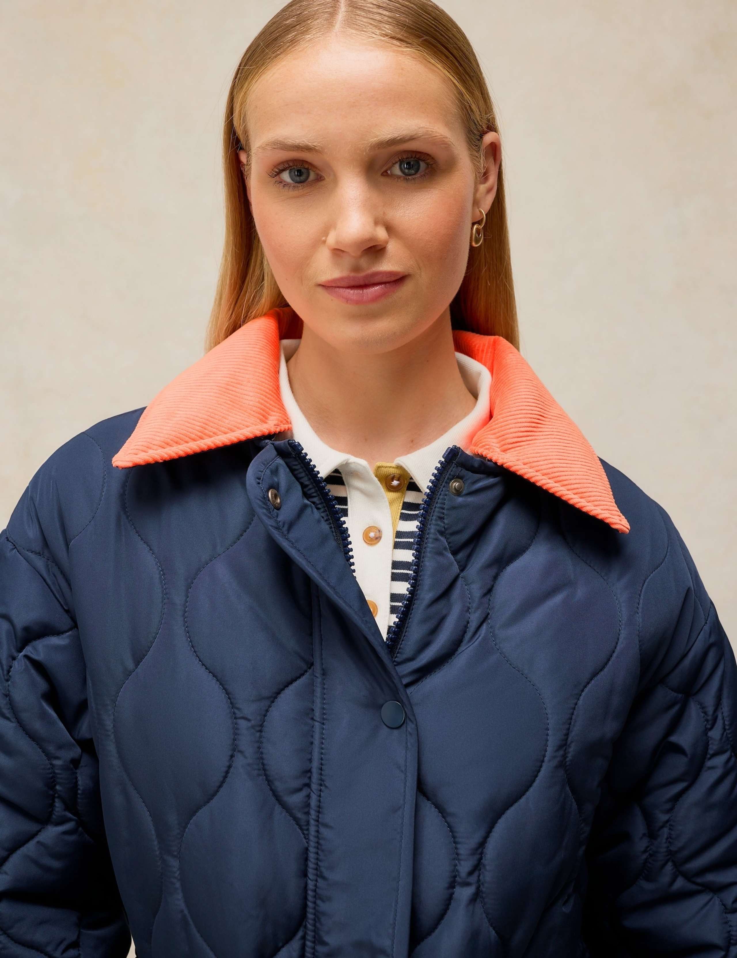 Quilted Collared Longline Puffer Coat 5 of 7