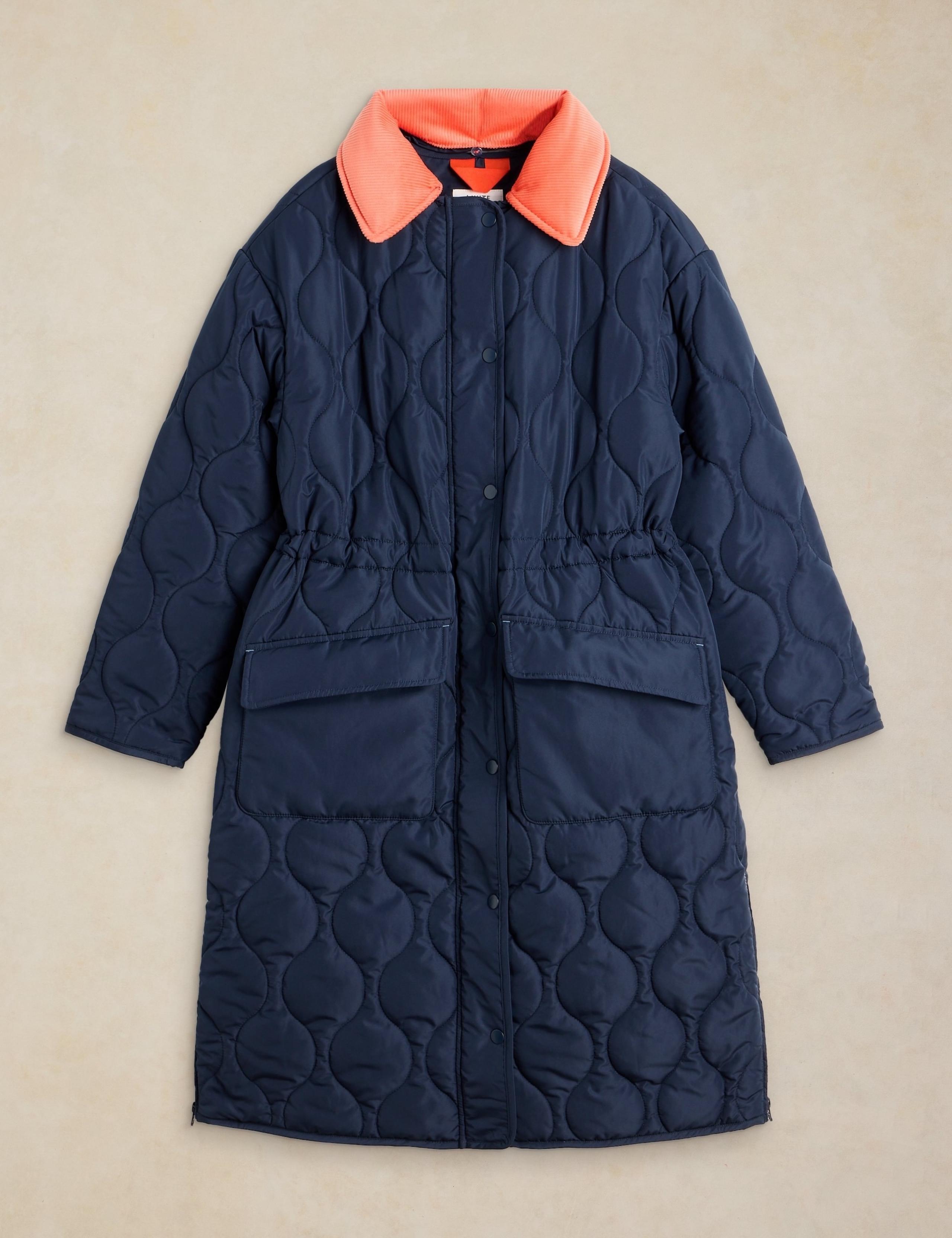 Quilted Collared Longline Puffer Coat 2 of 7