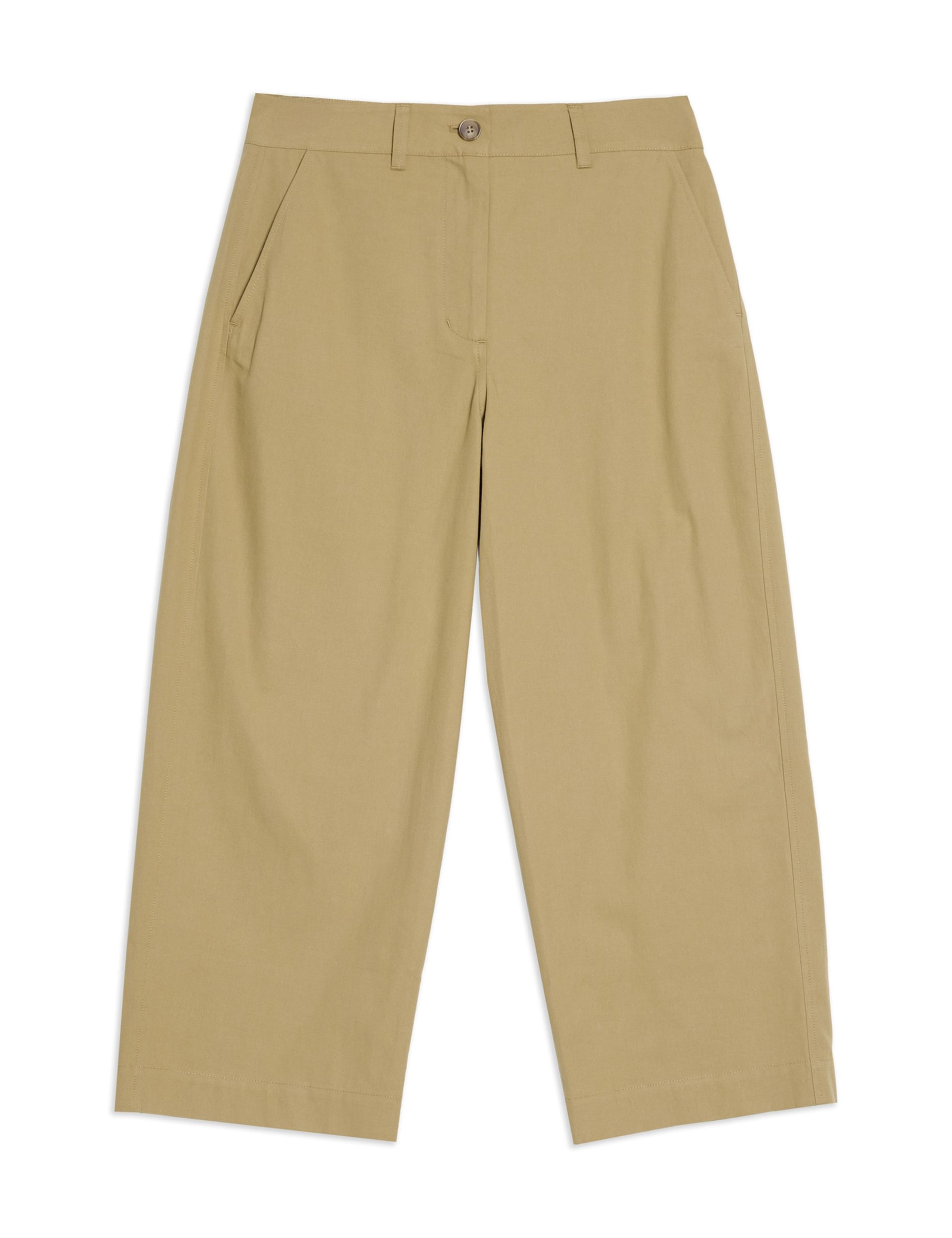 Pure Cotton Barrel Leg Ankle Grazer Chinos 2 of 4