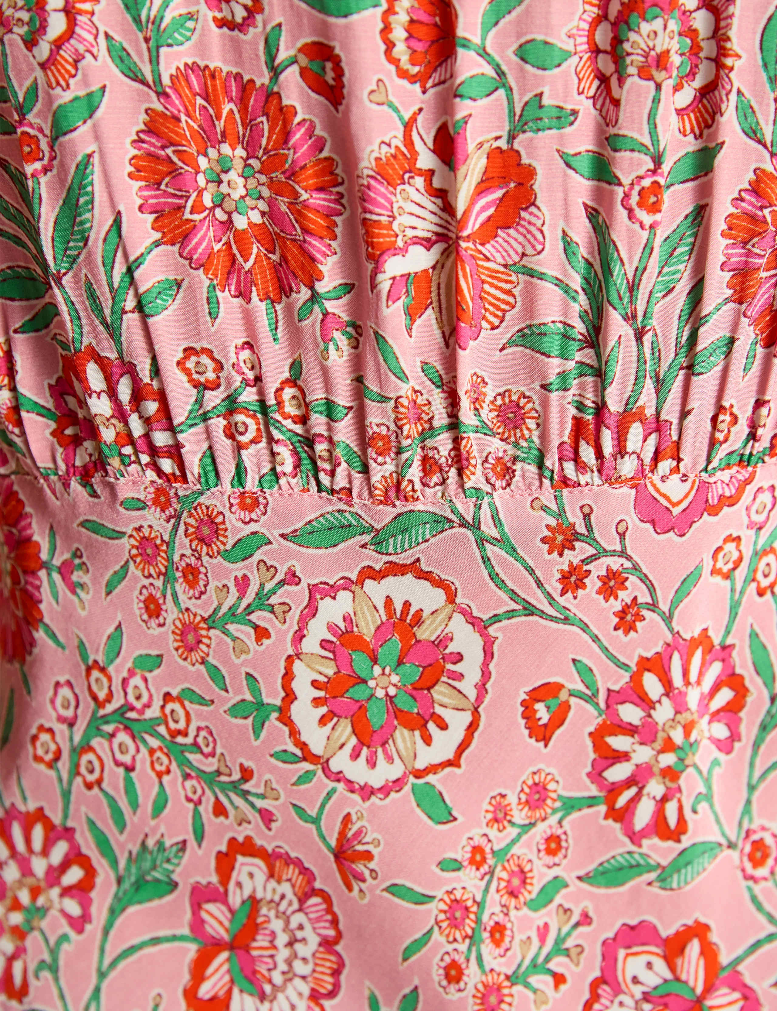 Floral V-Neck Midaxi Tea Dress 8 of 8