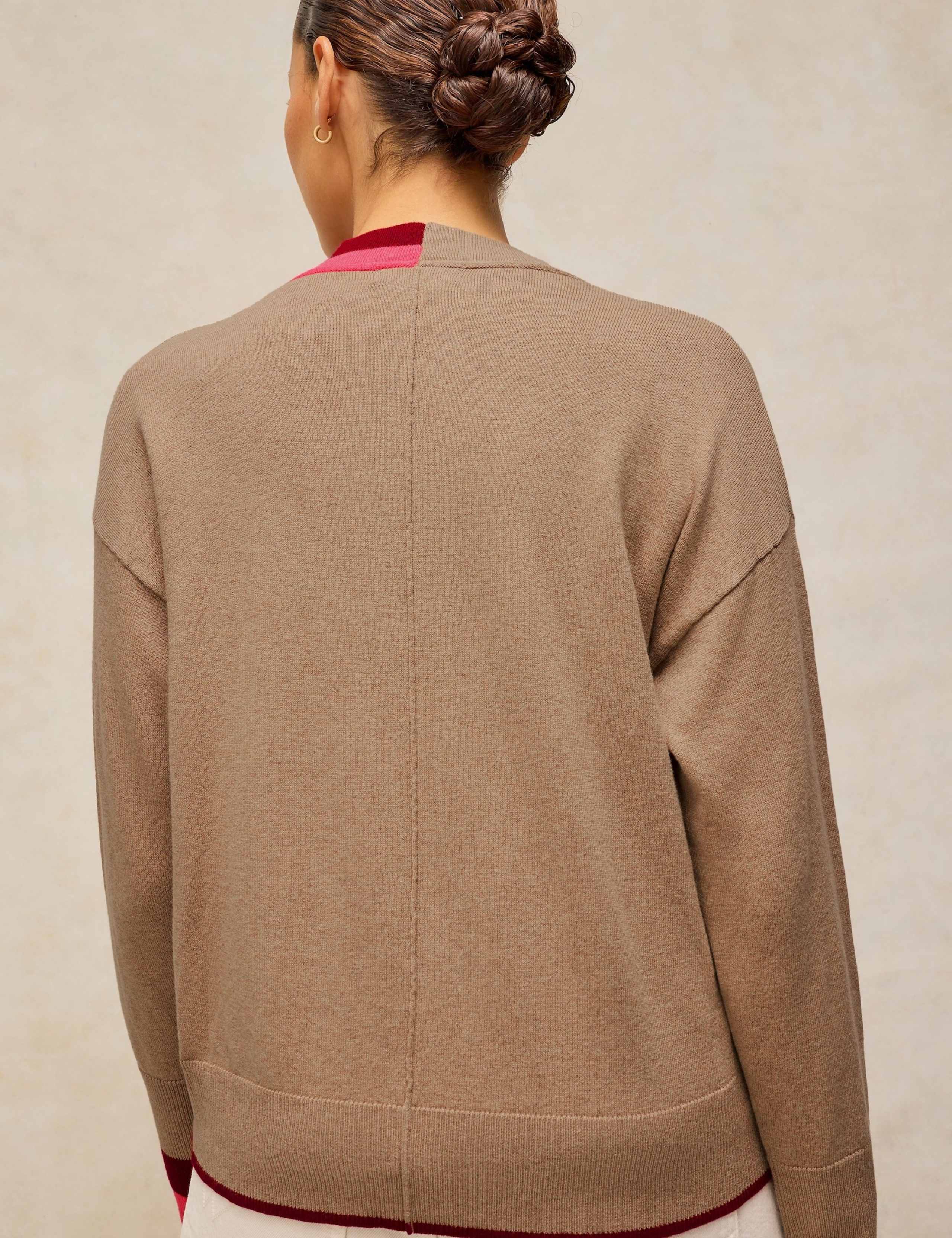 Cotton Rich Cardigan with Merino Wool 4 of 6