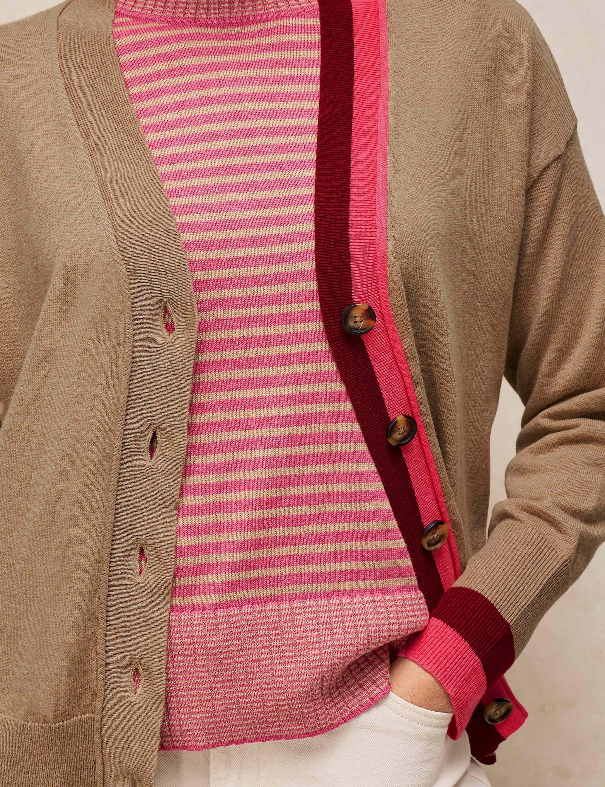 Cotton Rich Cardigan with Merino Wool 5 of 6