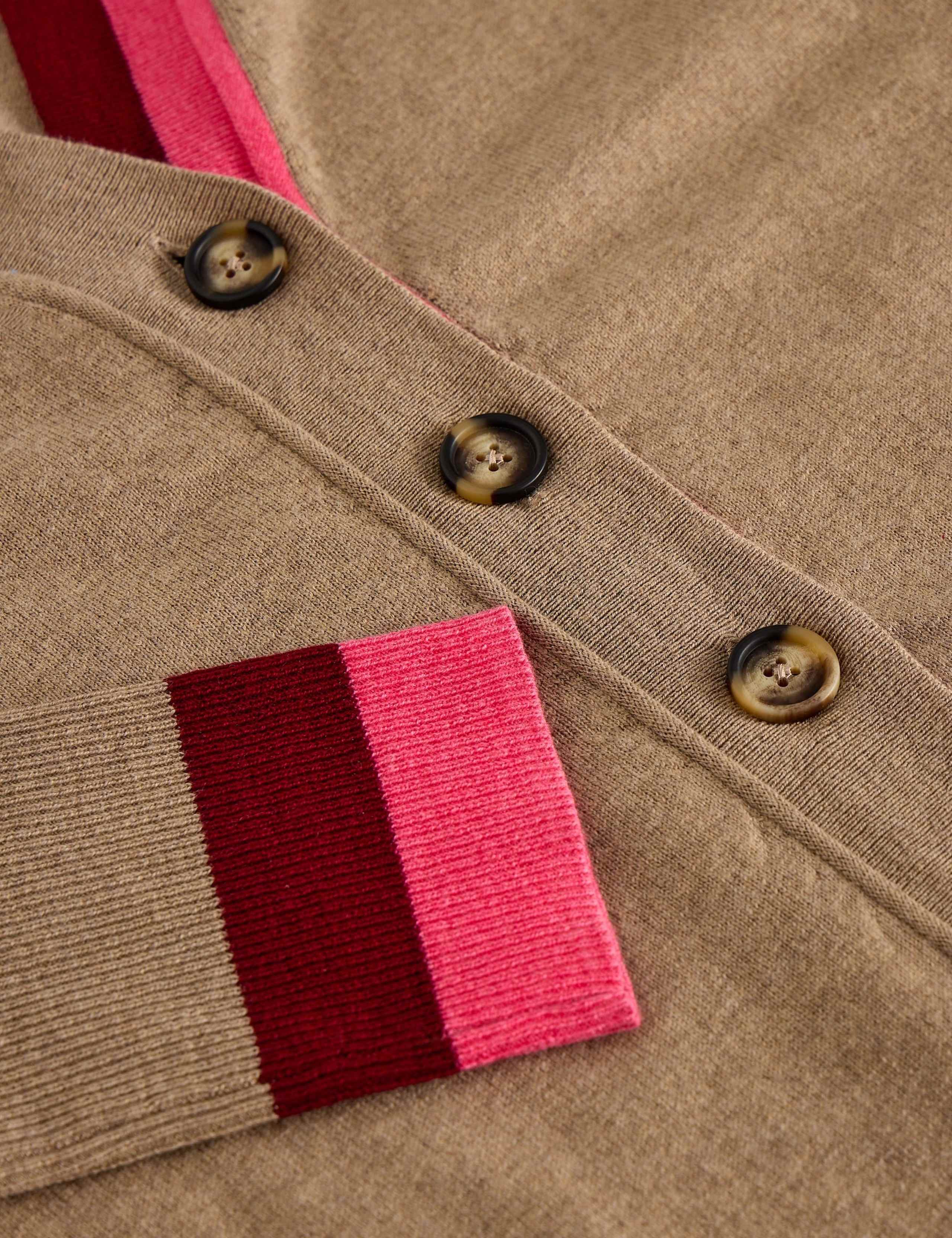 Cotton Rich Cardigan with Merino Wool 6 of 6