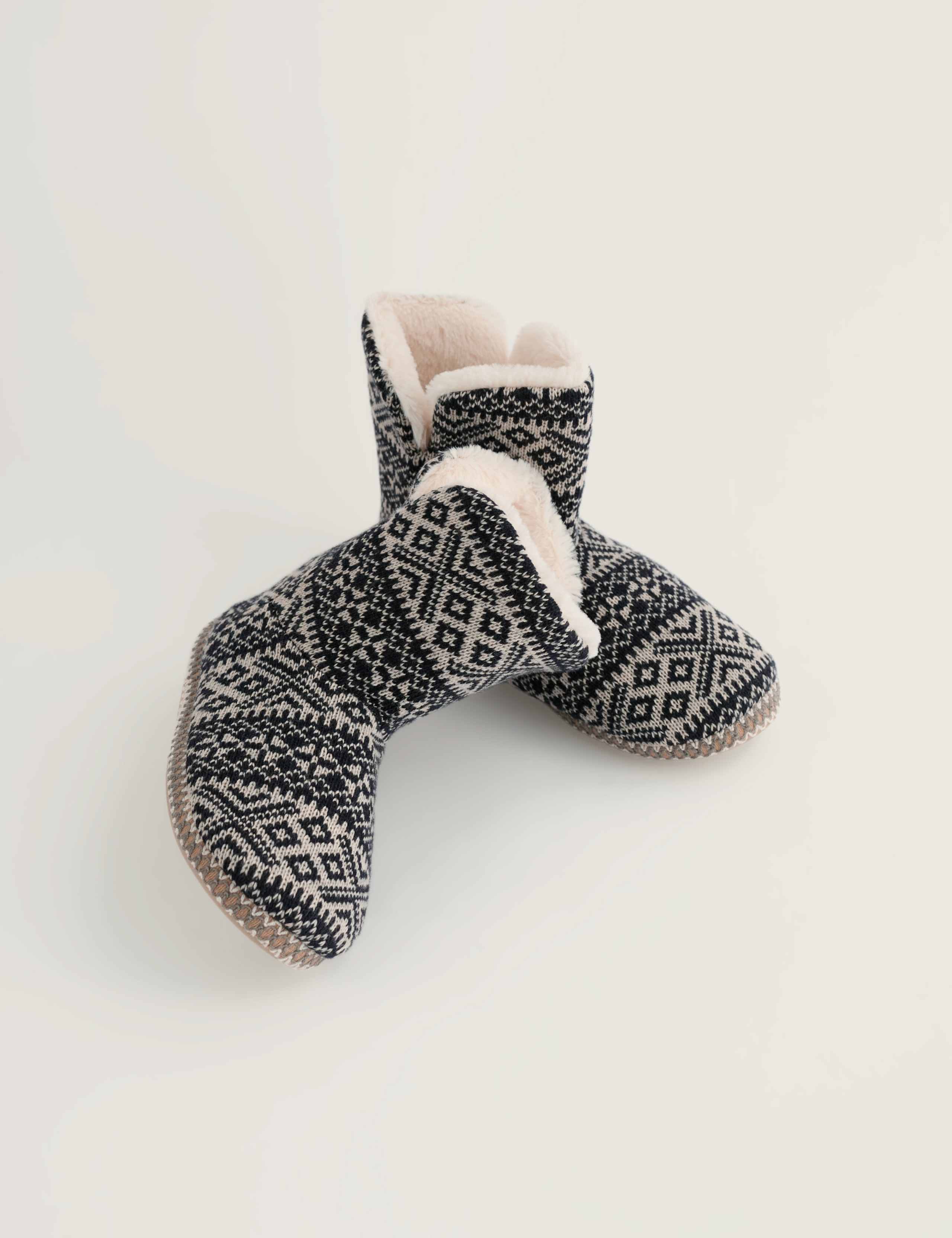 Cotton Slipper Boots 1 of 4