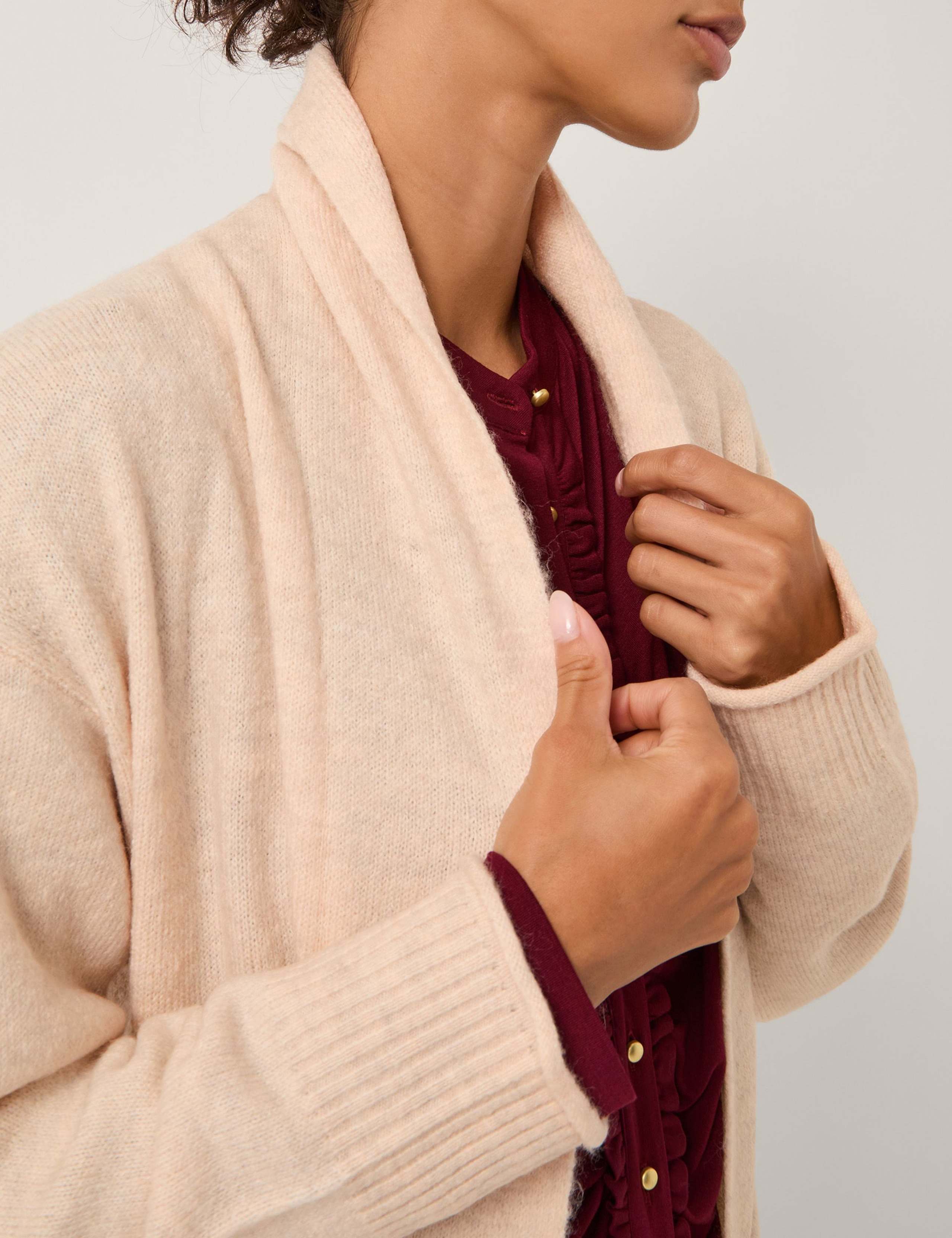 Shawl Collared Longline Cardigan 4 of 4