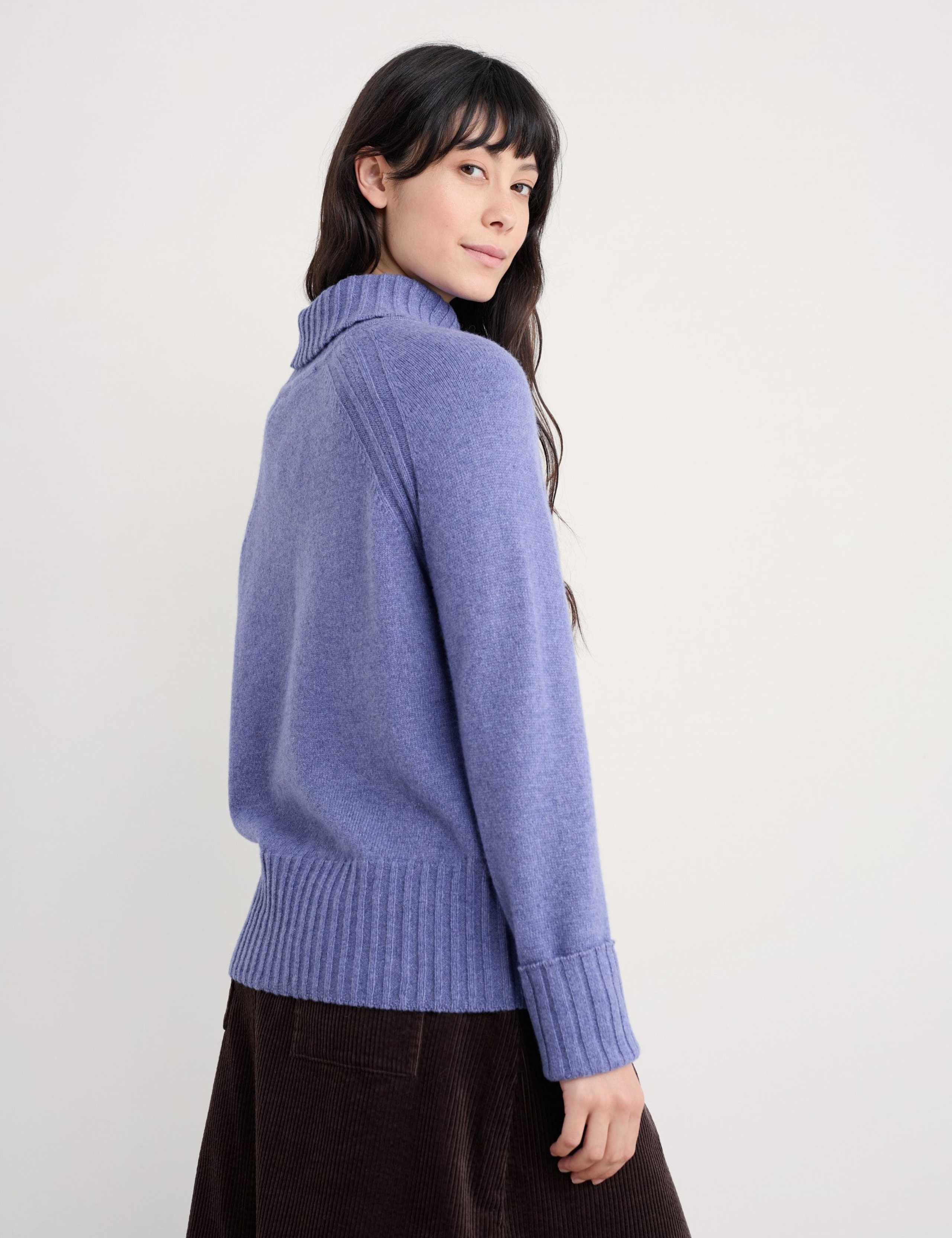 Merino Wool Rich Roll Neck Jumper 3 of 5