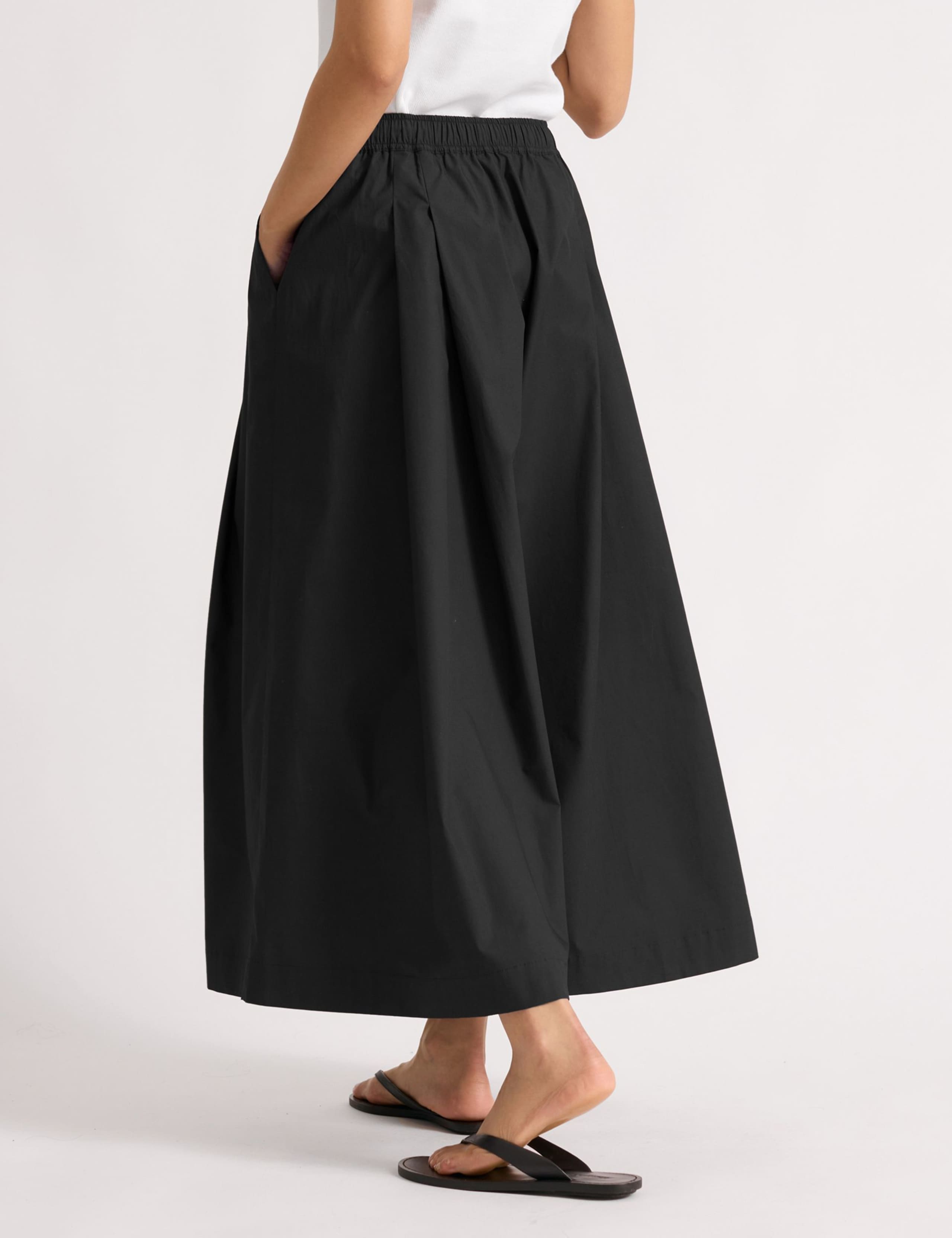 Pure Cotton Drawstring Culottes 4 of 5
