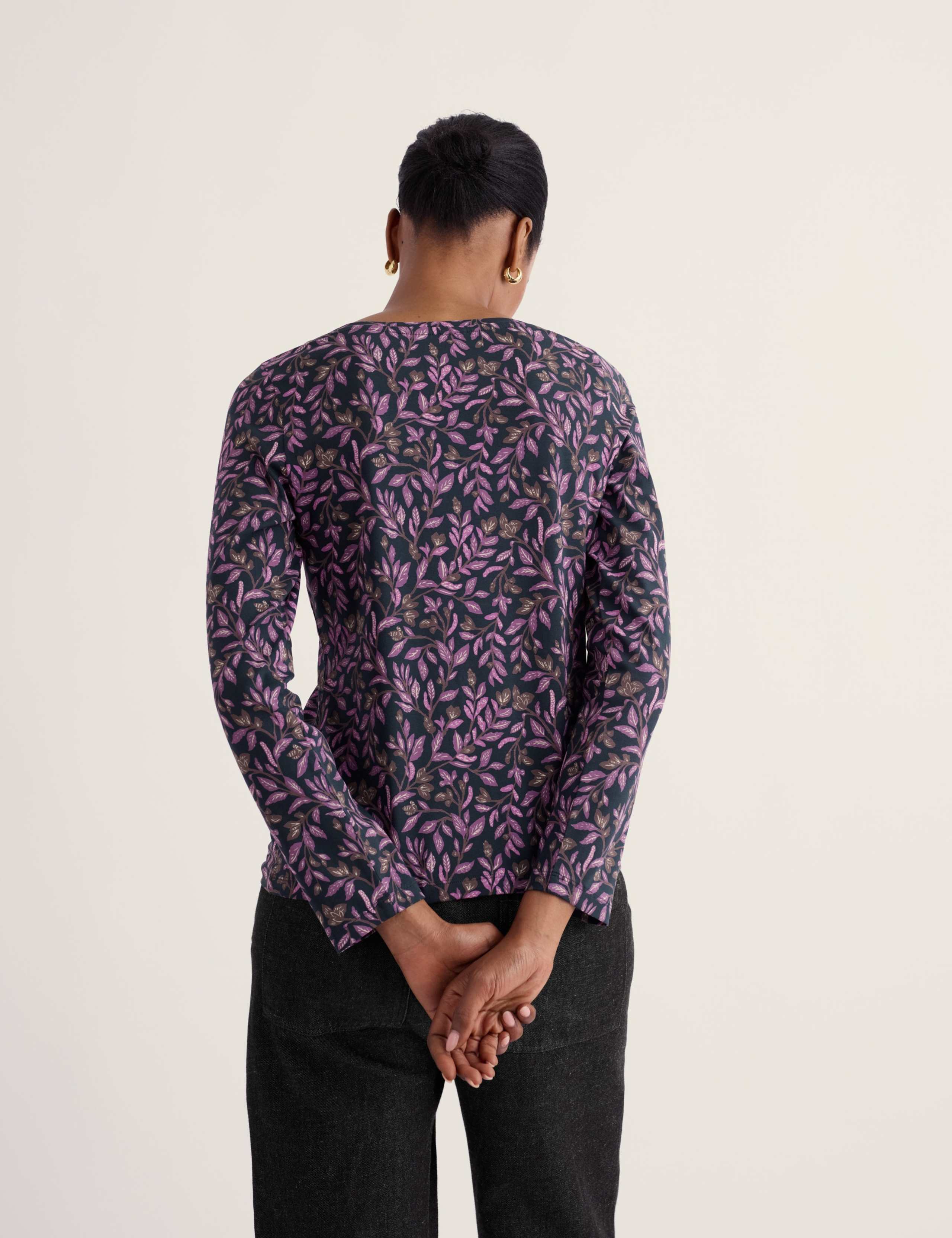 Pure Cotton Printed Fitted Top 3 of 5