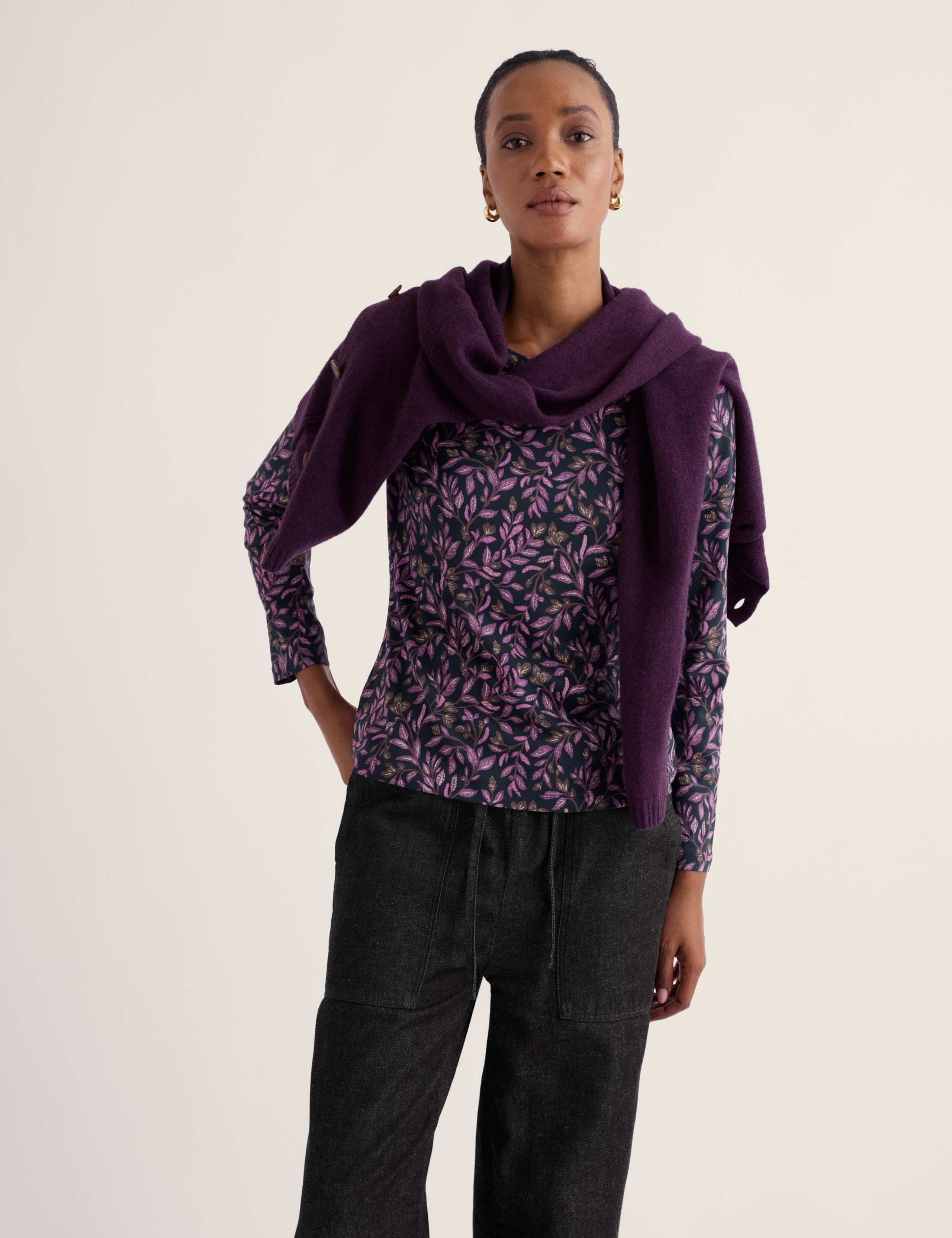 Pure Cotton Printed Fitted Top 5 of 5