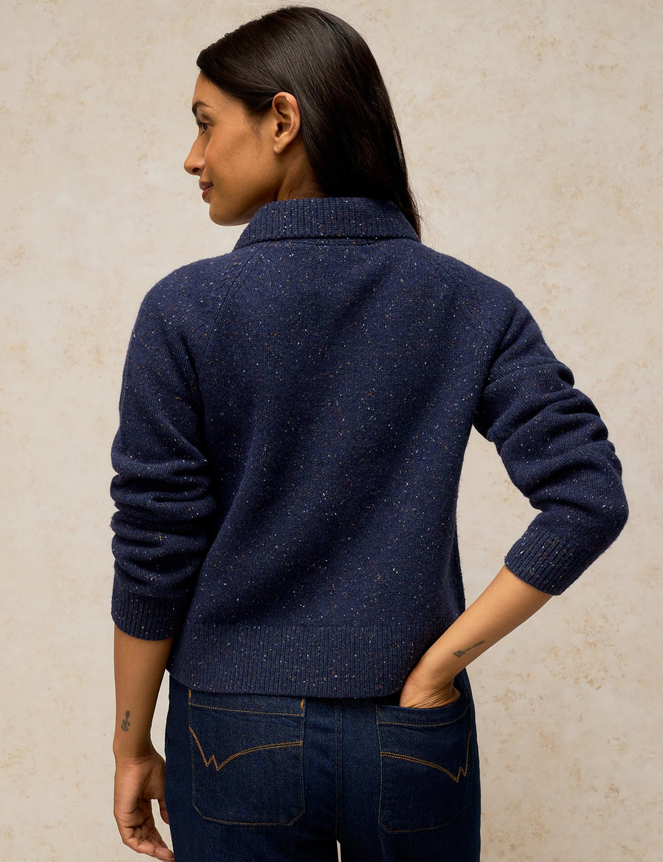 Wool Rich Collared Cardigan 4 of 6