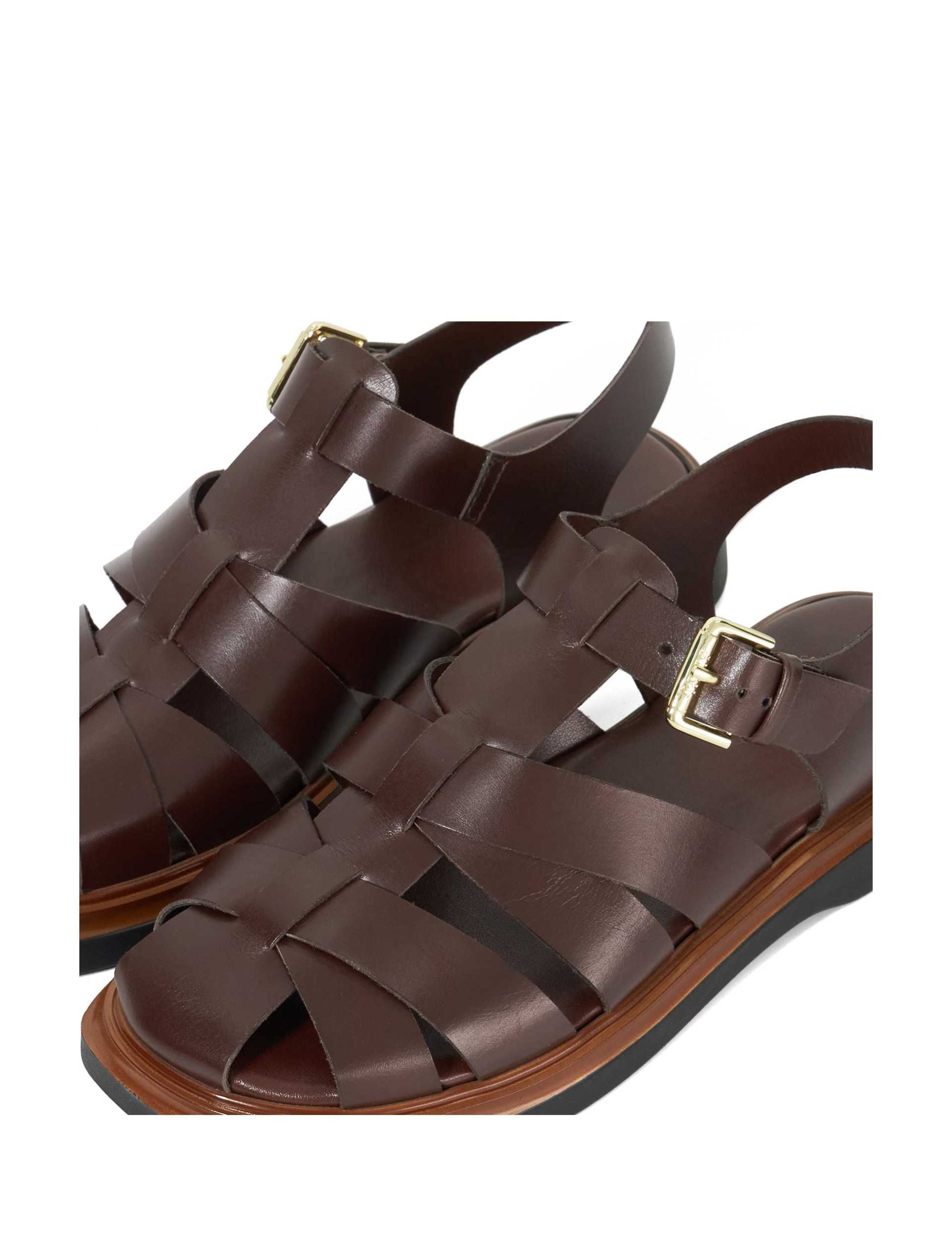 Leather Ankle Strap Fisherman Sandlas 5 of 6