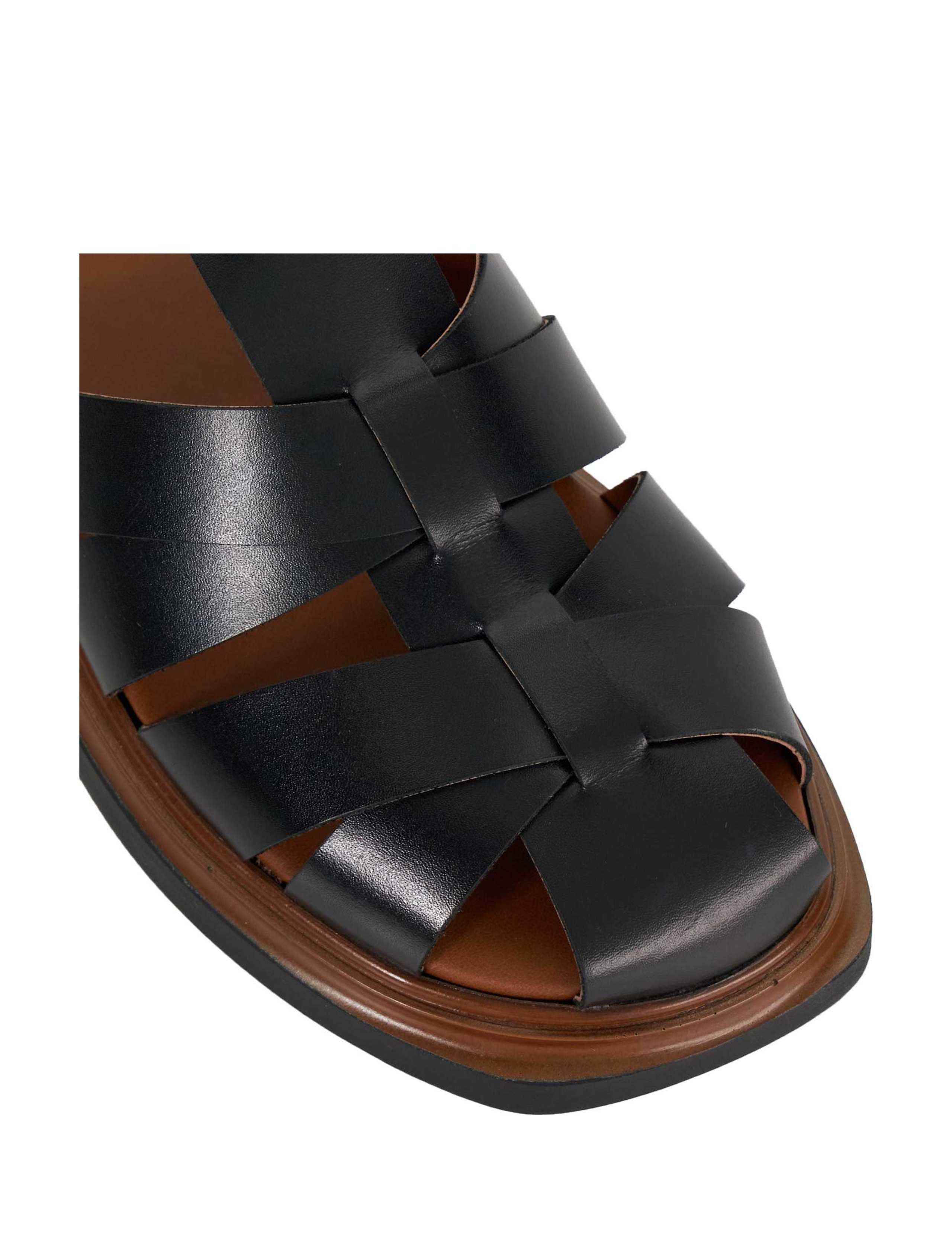 Leather Ankle Strap Fisherman Sandlas 5 of 5