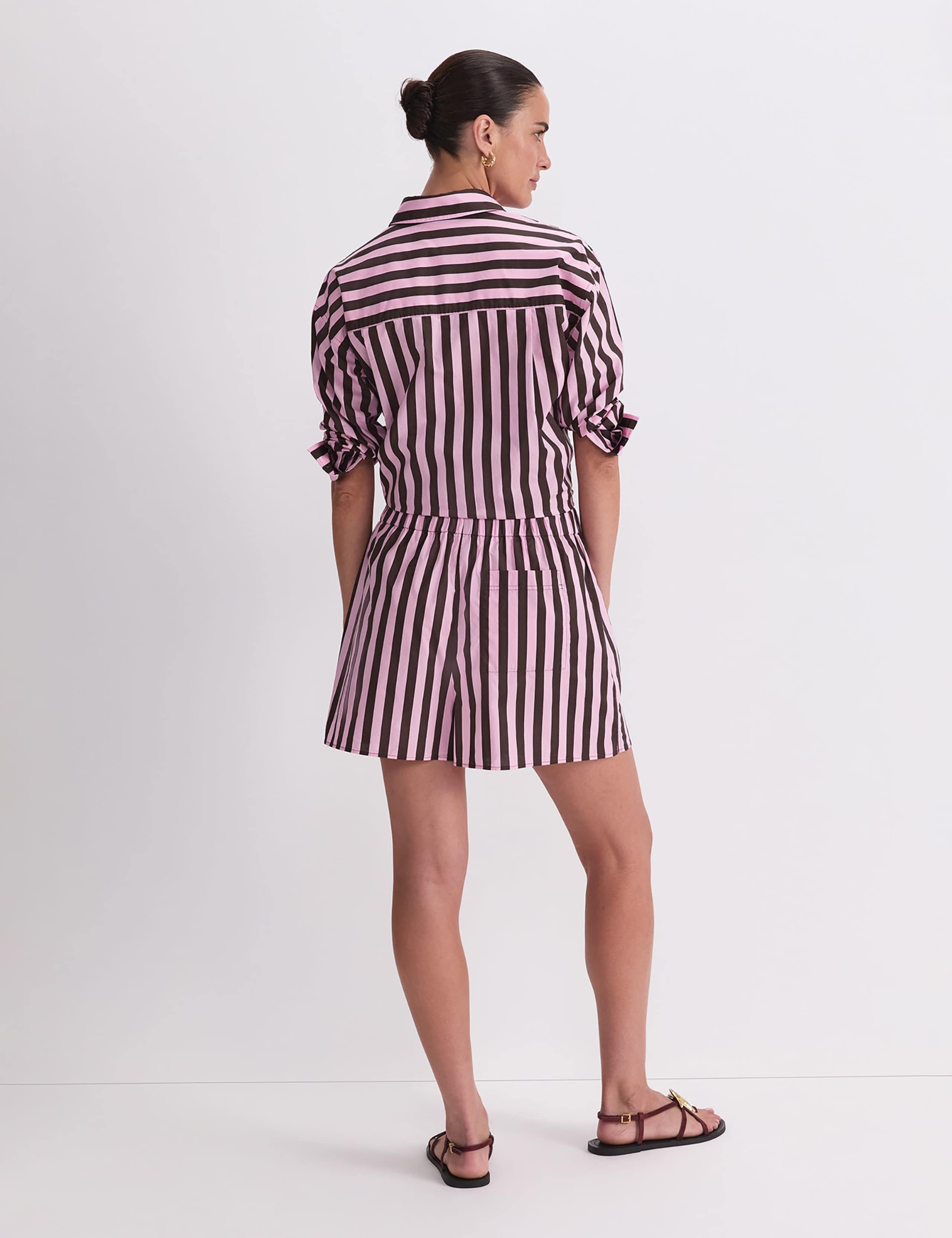 Pure Cotton Striped Shorts 4 of 6