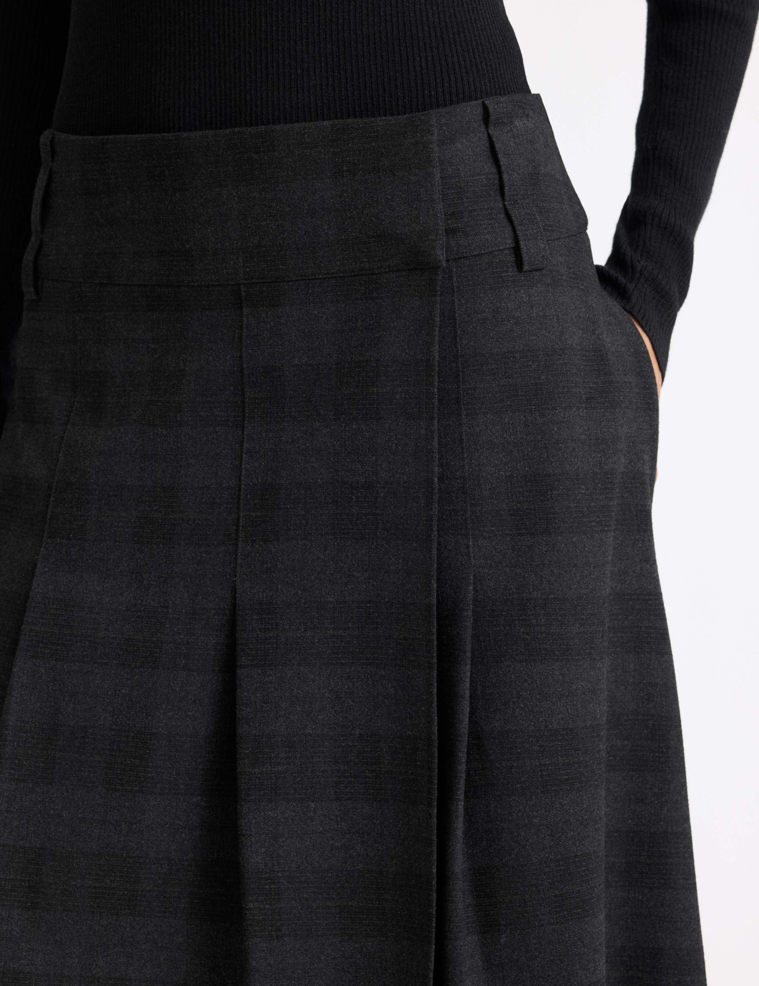 Checked Wrap Skirt 4 of 5